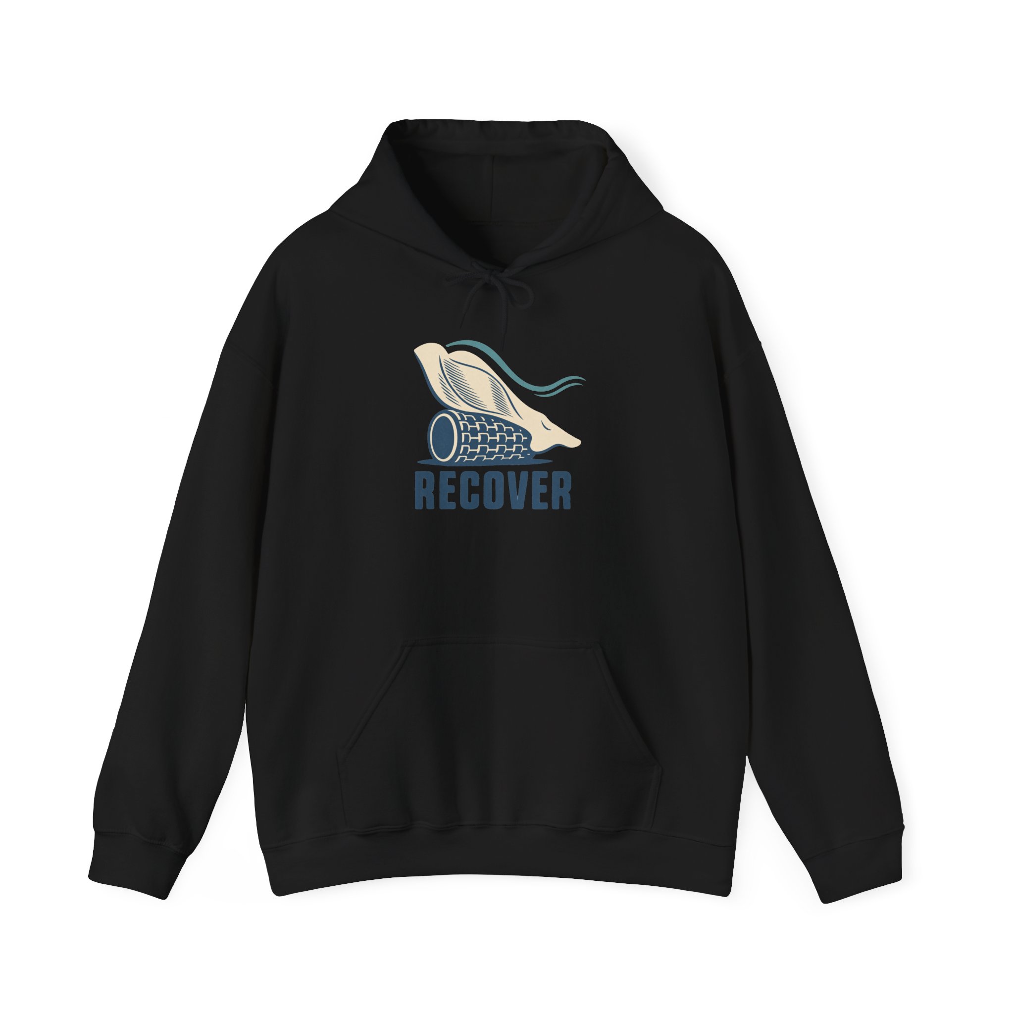 Foam-Roll Ritual Hoodie — Schwarz