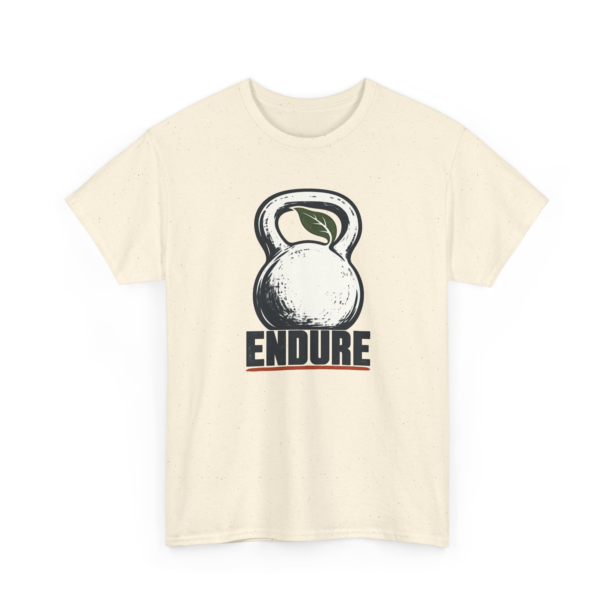 Endure Kettlebell Emblem T-Shirt — White – Bild 3