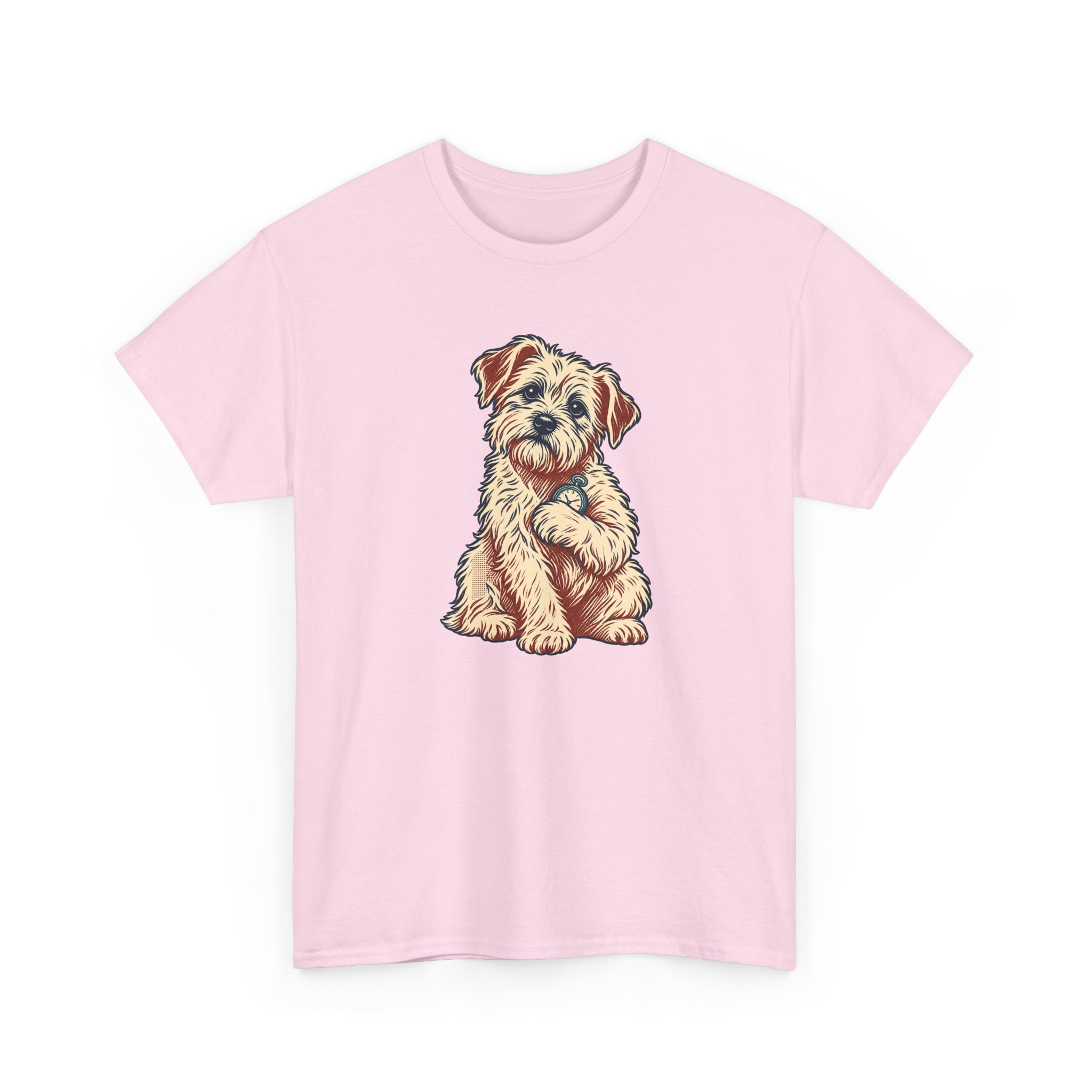 Pocket Watch Dog T-Shirt — White – Image 2