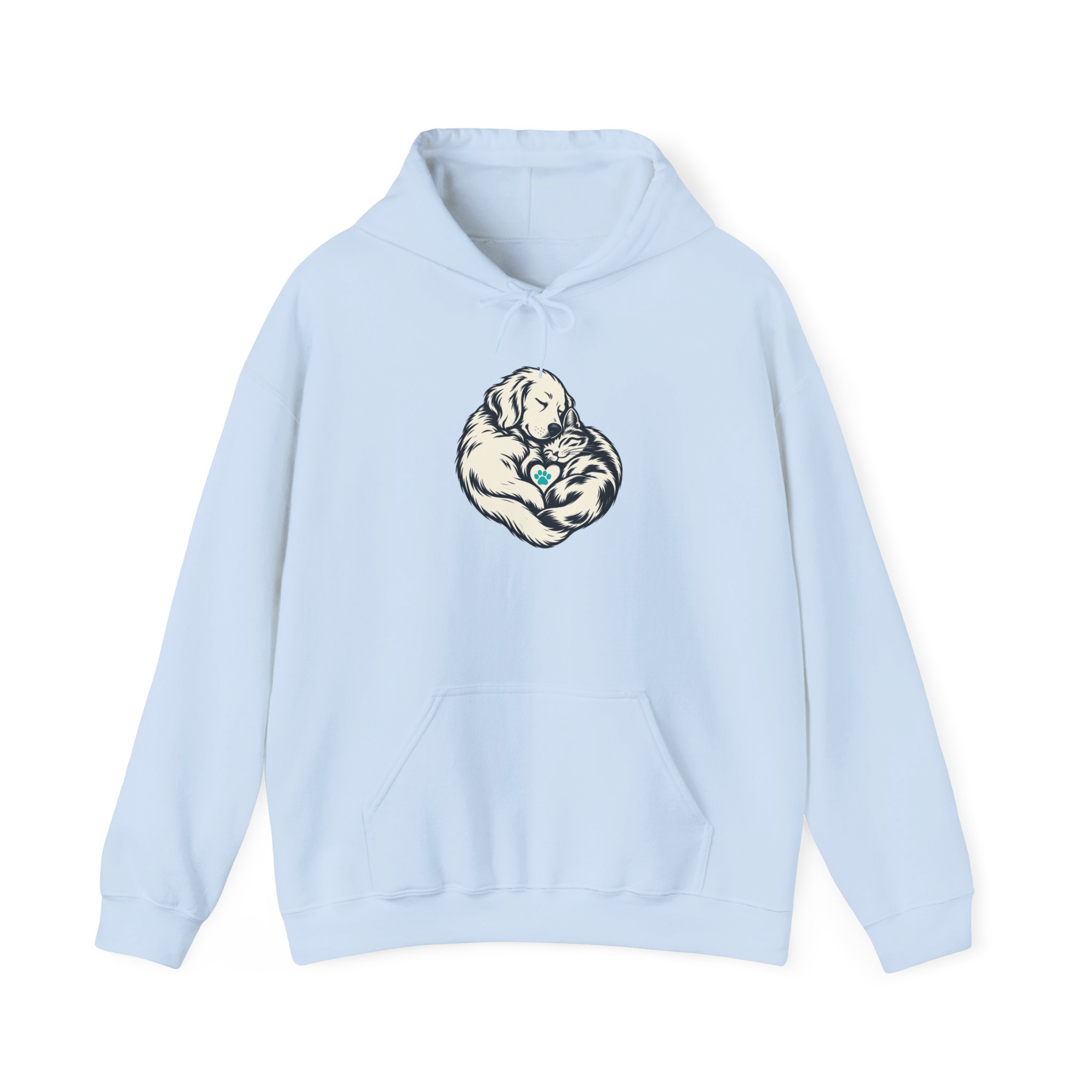 Heartful Pair Hoodie — White – Image 2