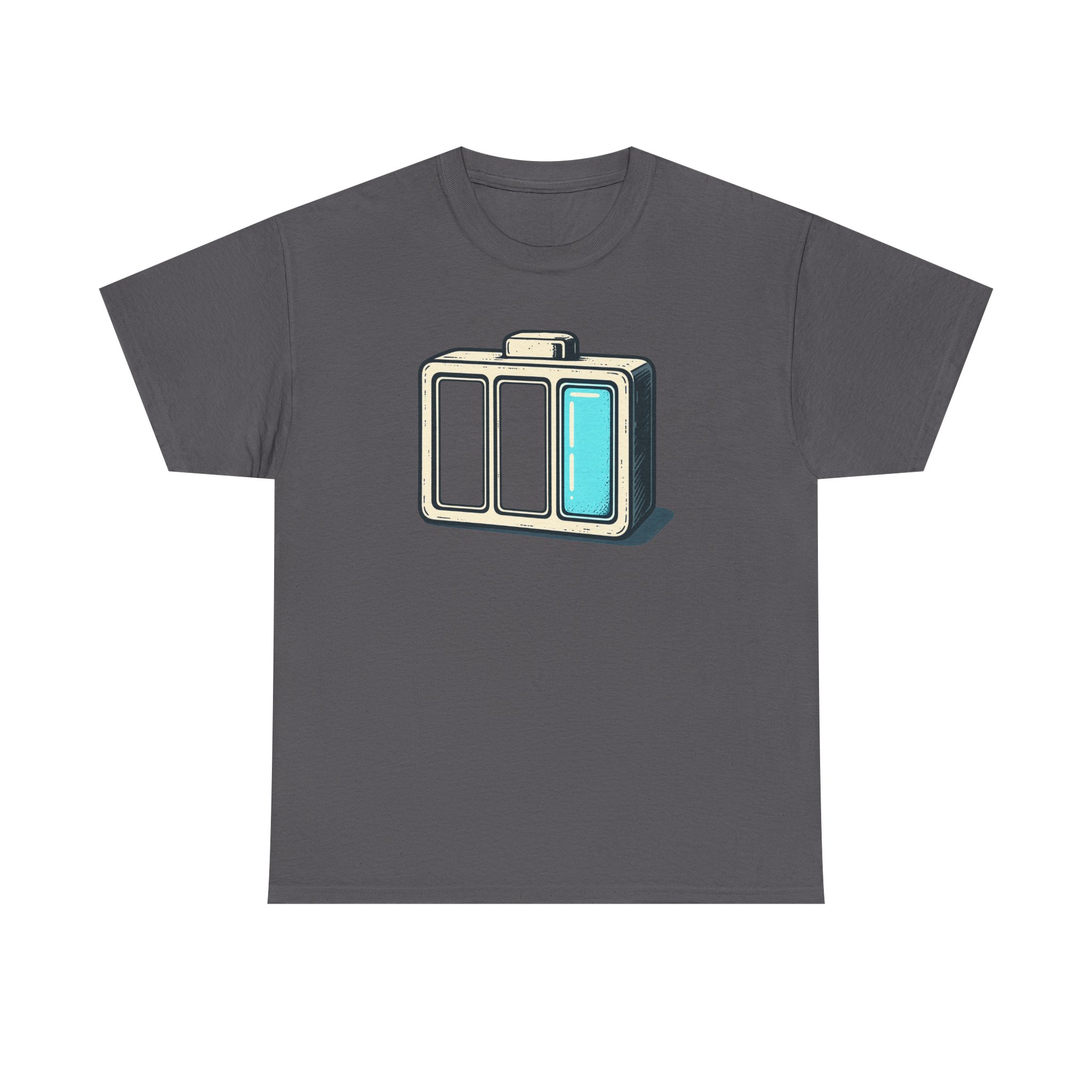 Half‑Charged T-Shirt — Black – Image 2