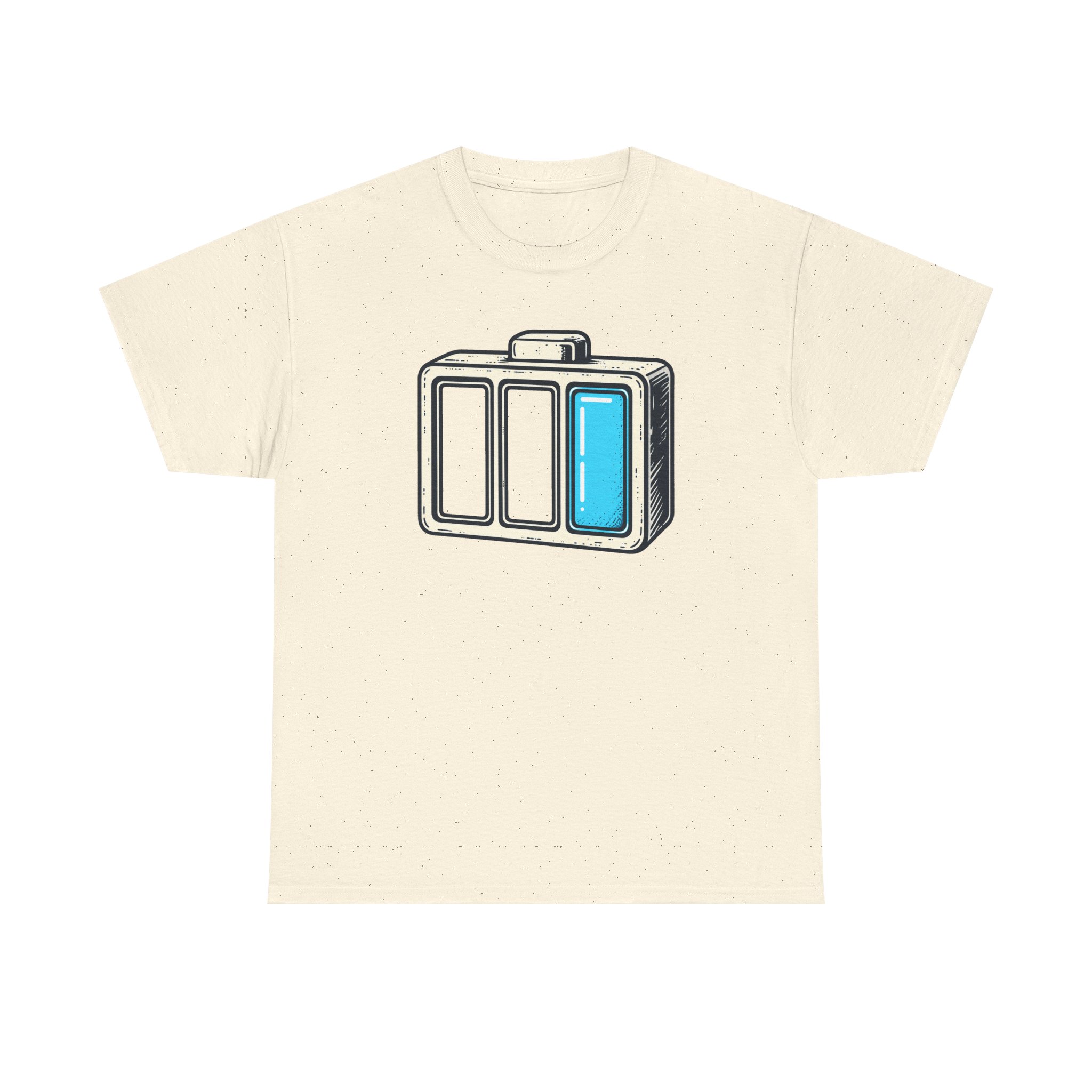 Half‑Charged T-Shirt — White – Bild 3