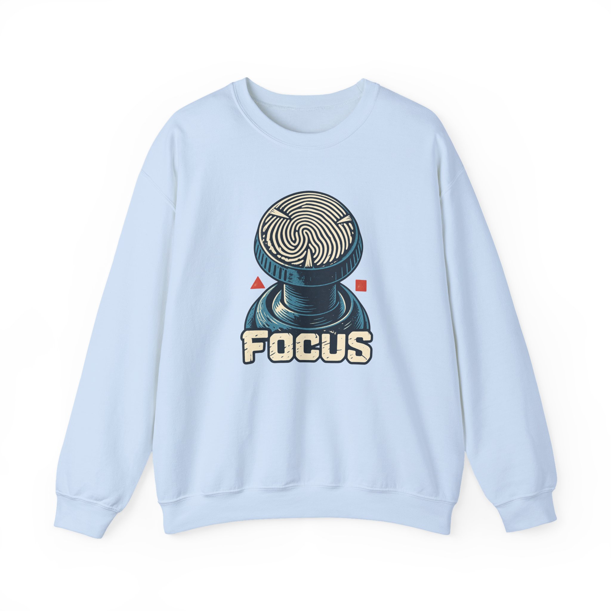 Analog Thumbprint Sweatshirt — White - Image 2