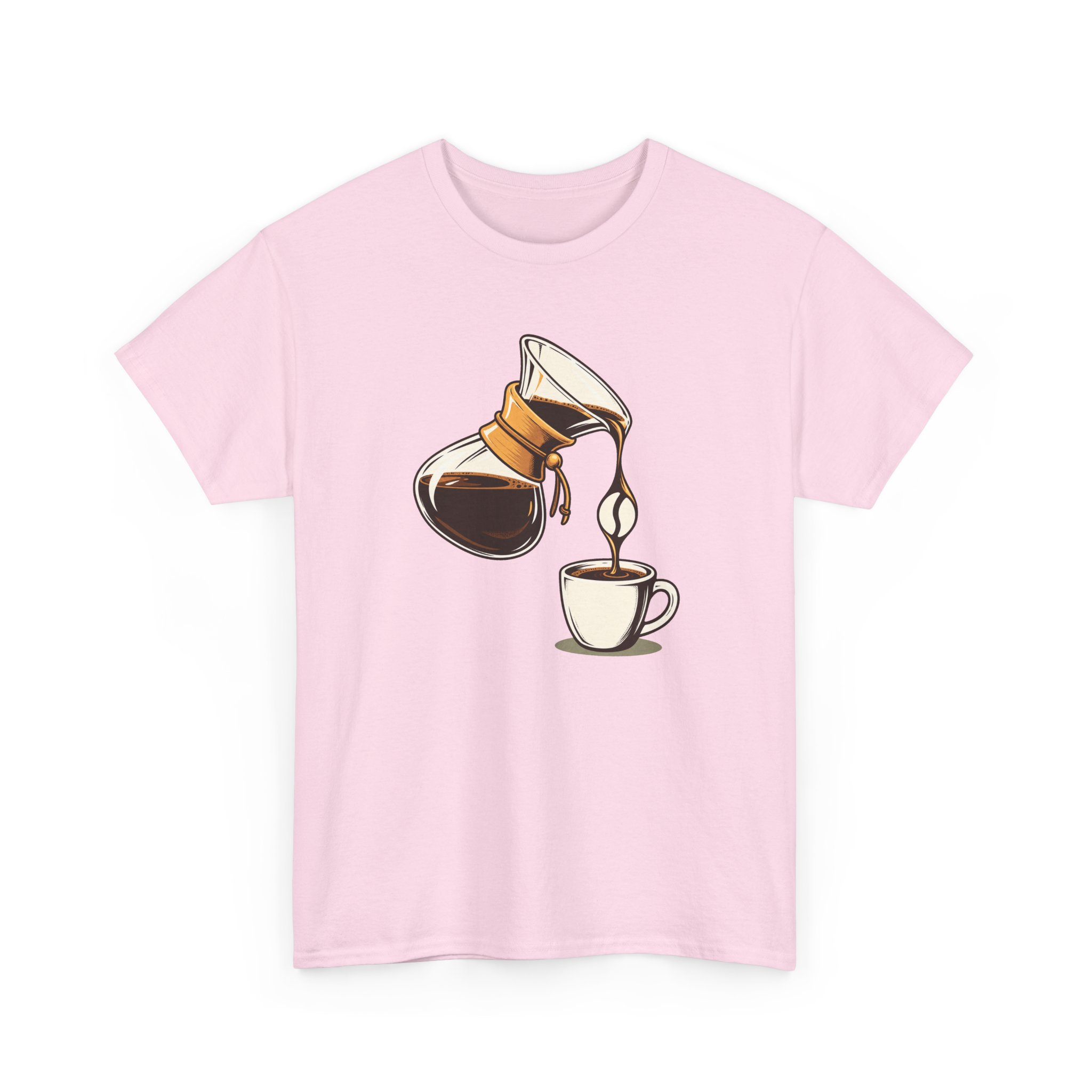 Pour-Over Negative T-Shirt — White – Image 2