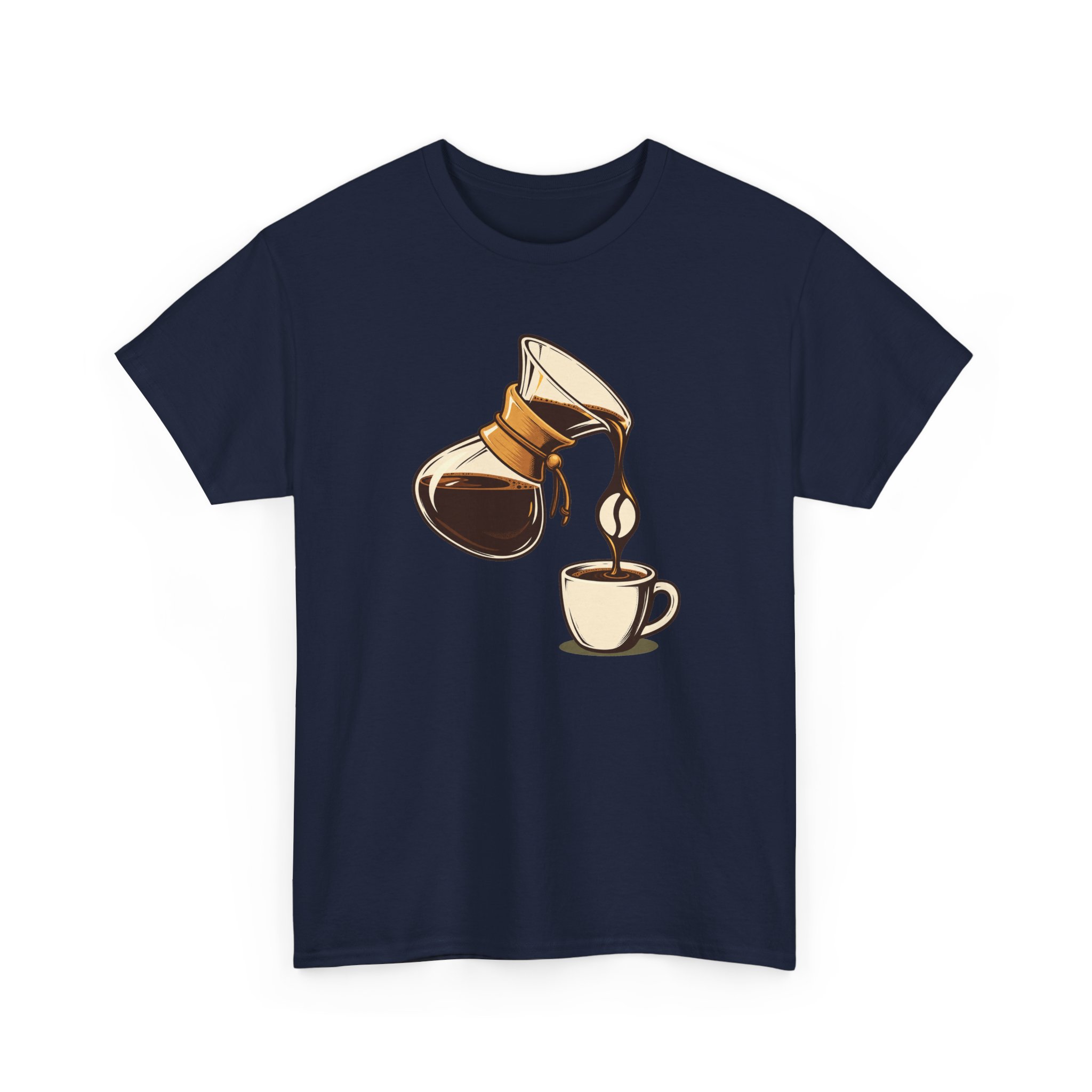 Pour-Over Negative T-Shirt — Black – Bild 3