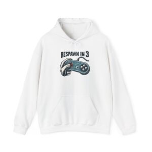 Respawn in 3 Hoodie — Weiß