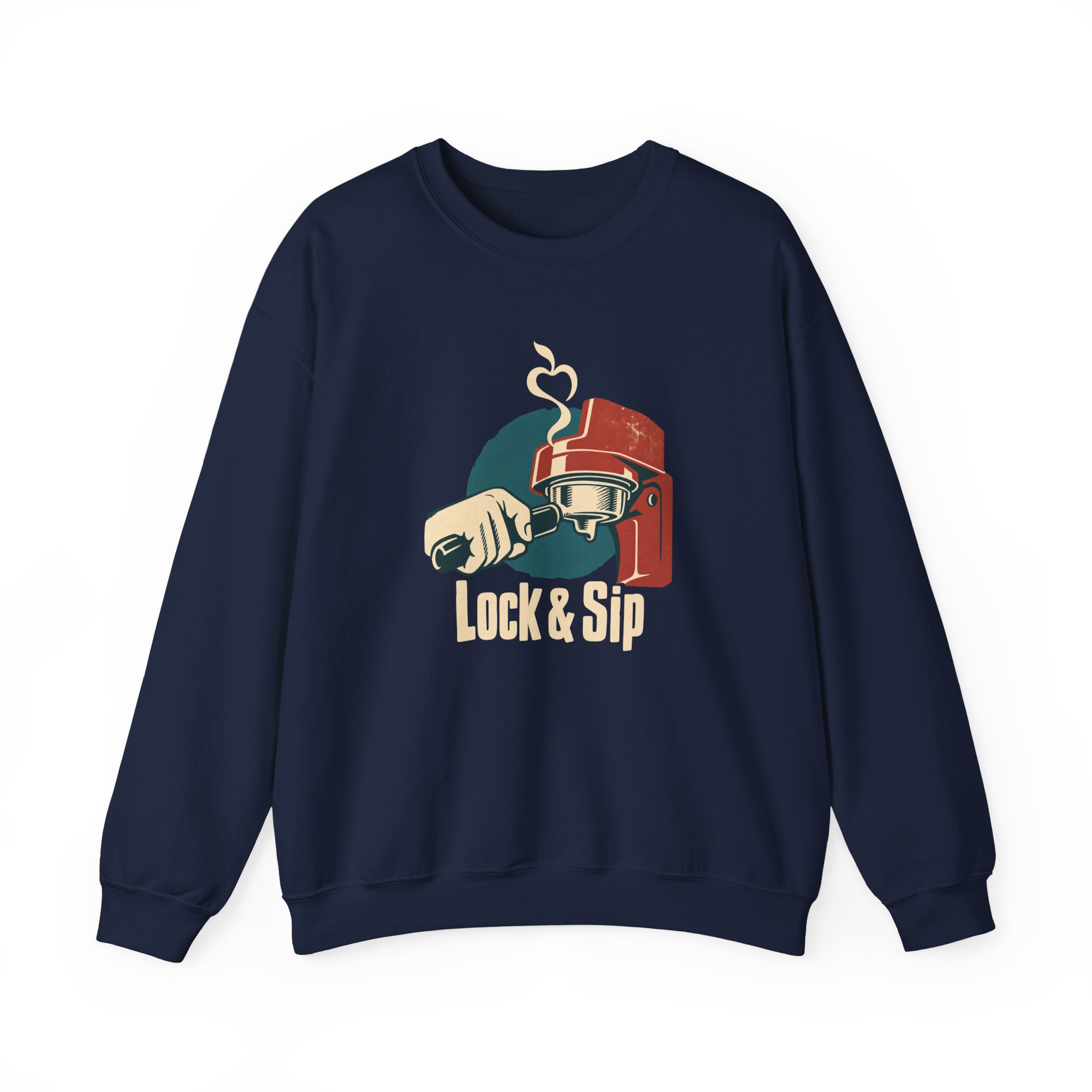Lock & Sip Sweatshirt — Black - Image 3