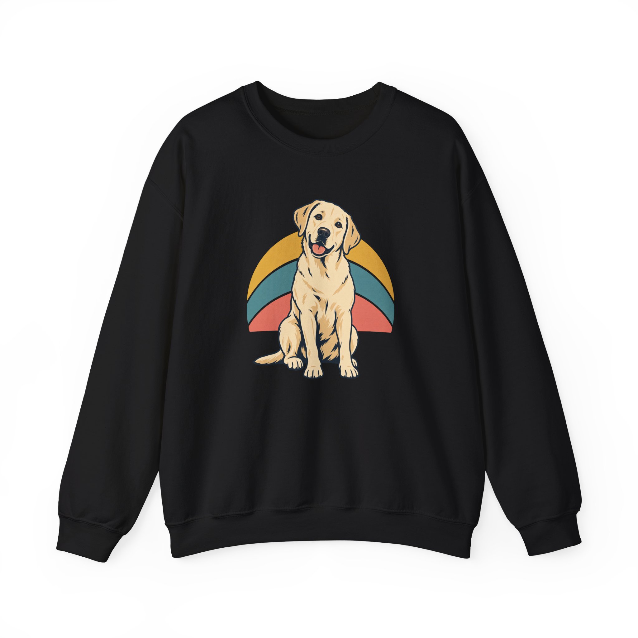 Retro Breed Halo Sweatshirt — Schwarz