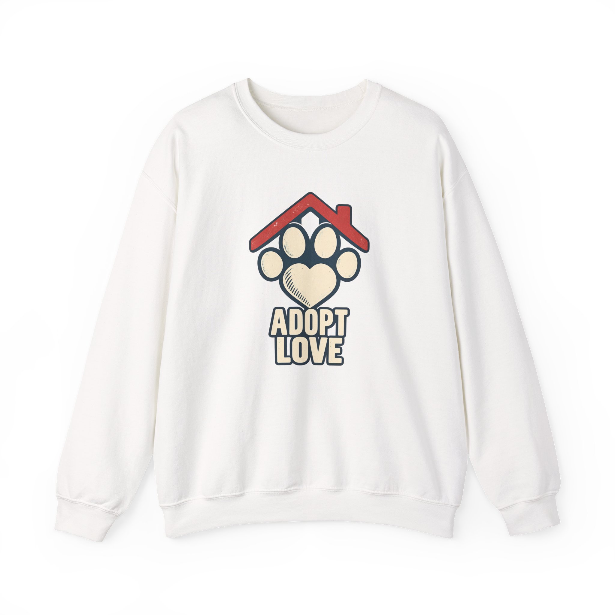 Shelter Heart Mark Sweatshirt — White