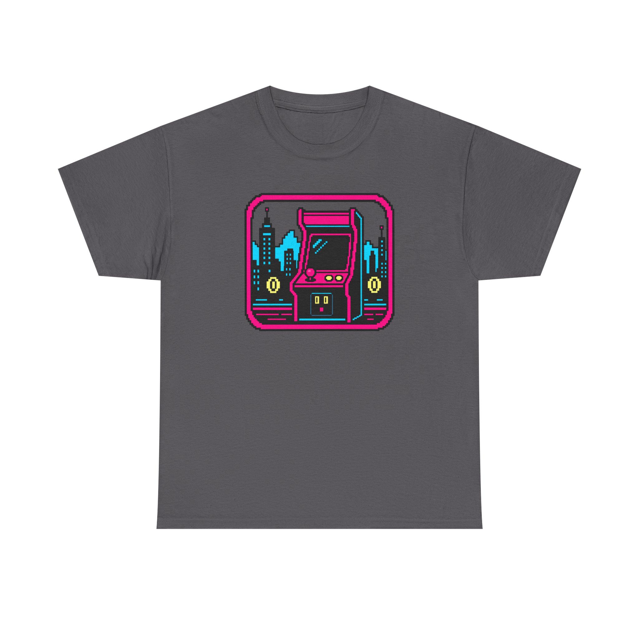 Neon Cabinet Night T-Shirt — Black – Image 2