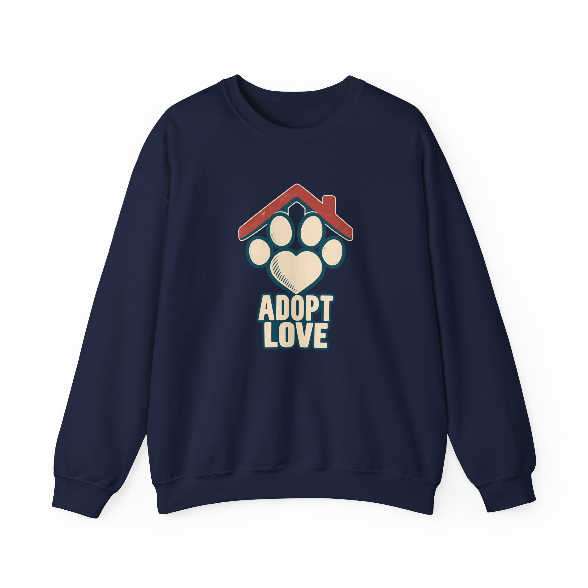 Shelter Heart Mark Sweatshirt — Black – Bild 3