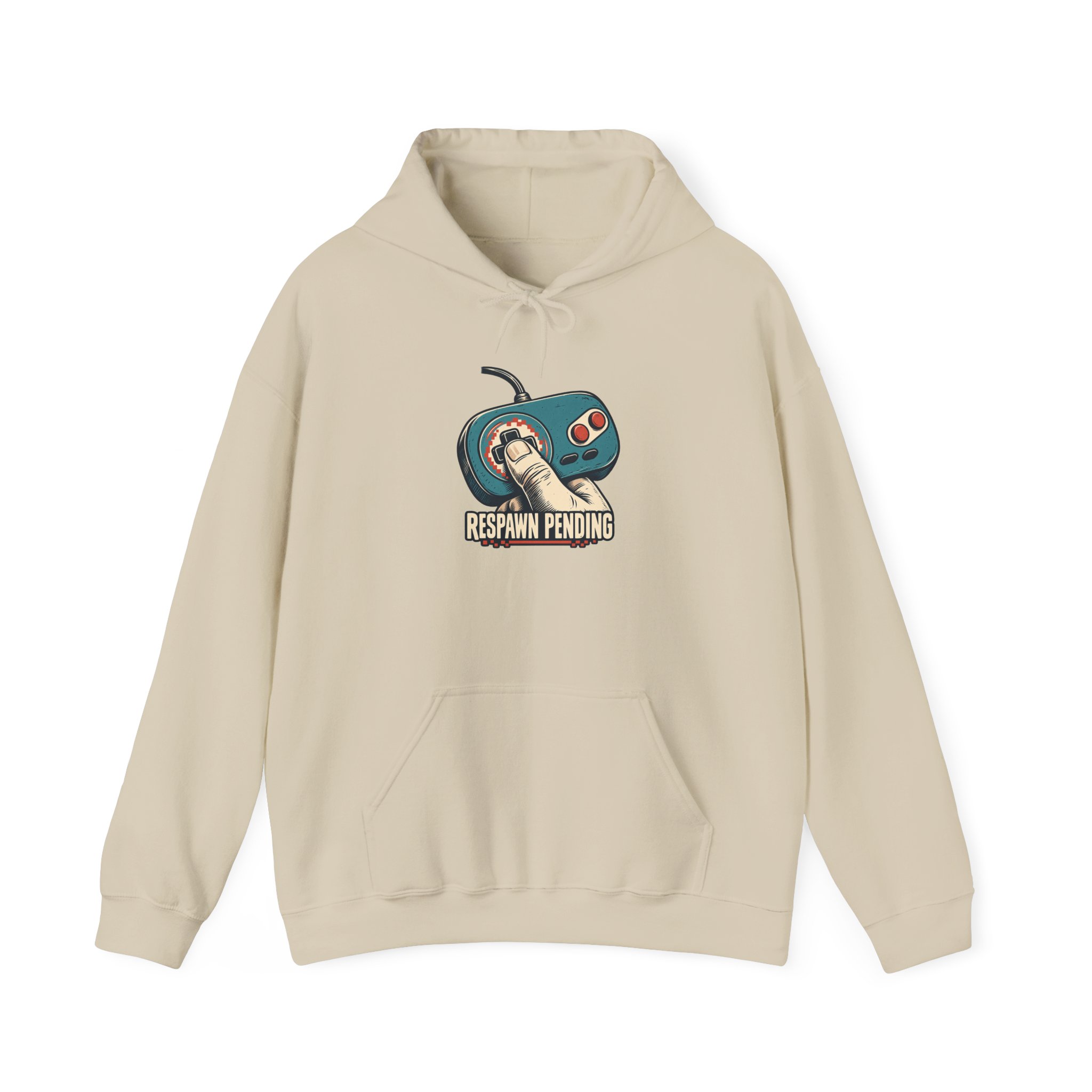 Thumbs-Up Respawn Hoodie — White - Image 4