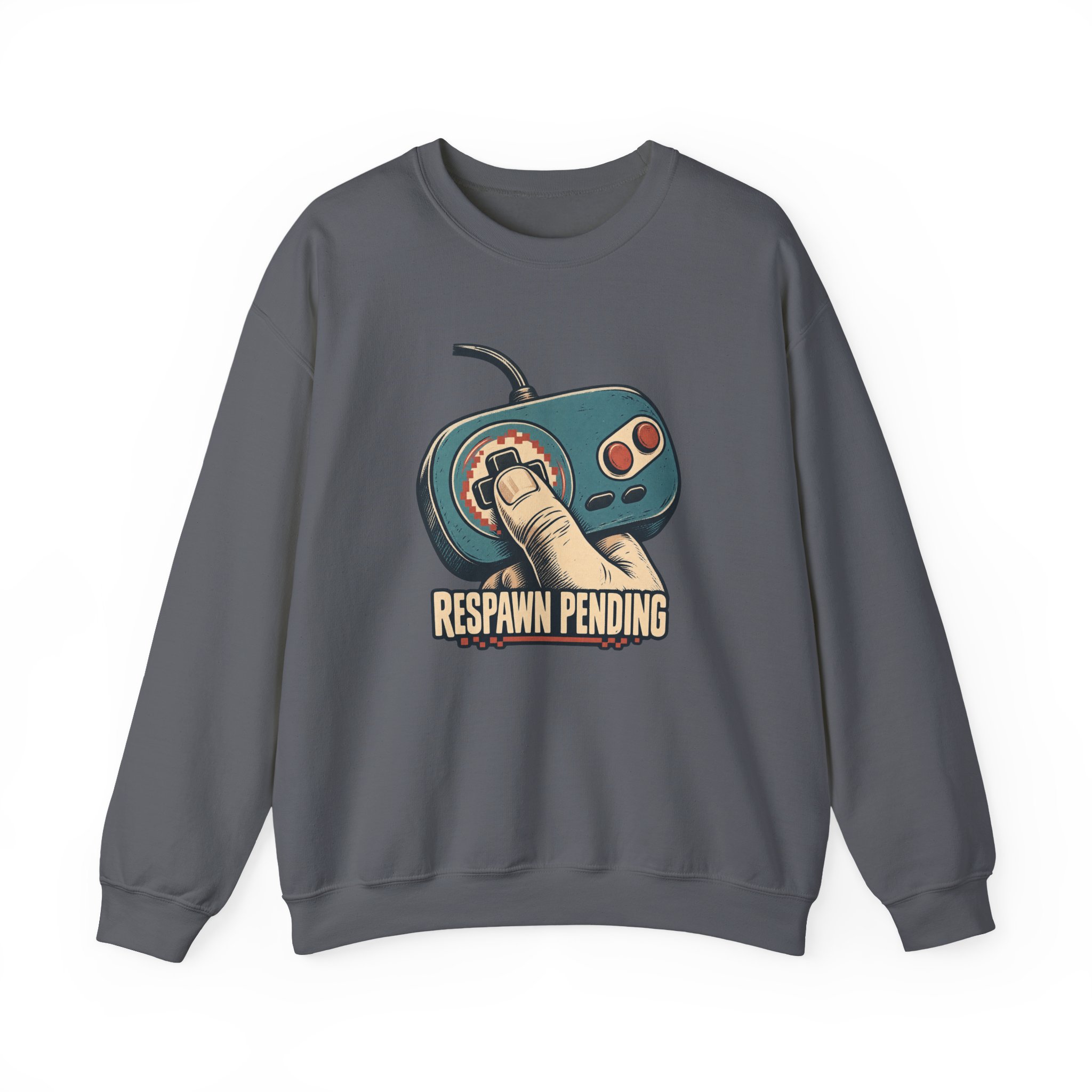 Thumbs-Up Respawn Sweatshirt — Black - Image 2