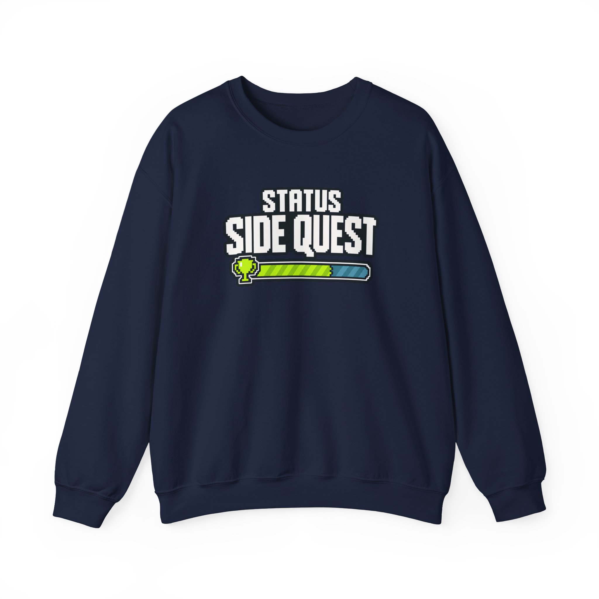 Side Quest Progress Sweatshirt — Black – Bild 3