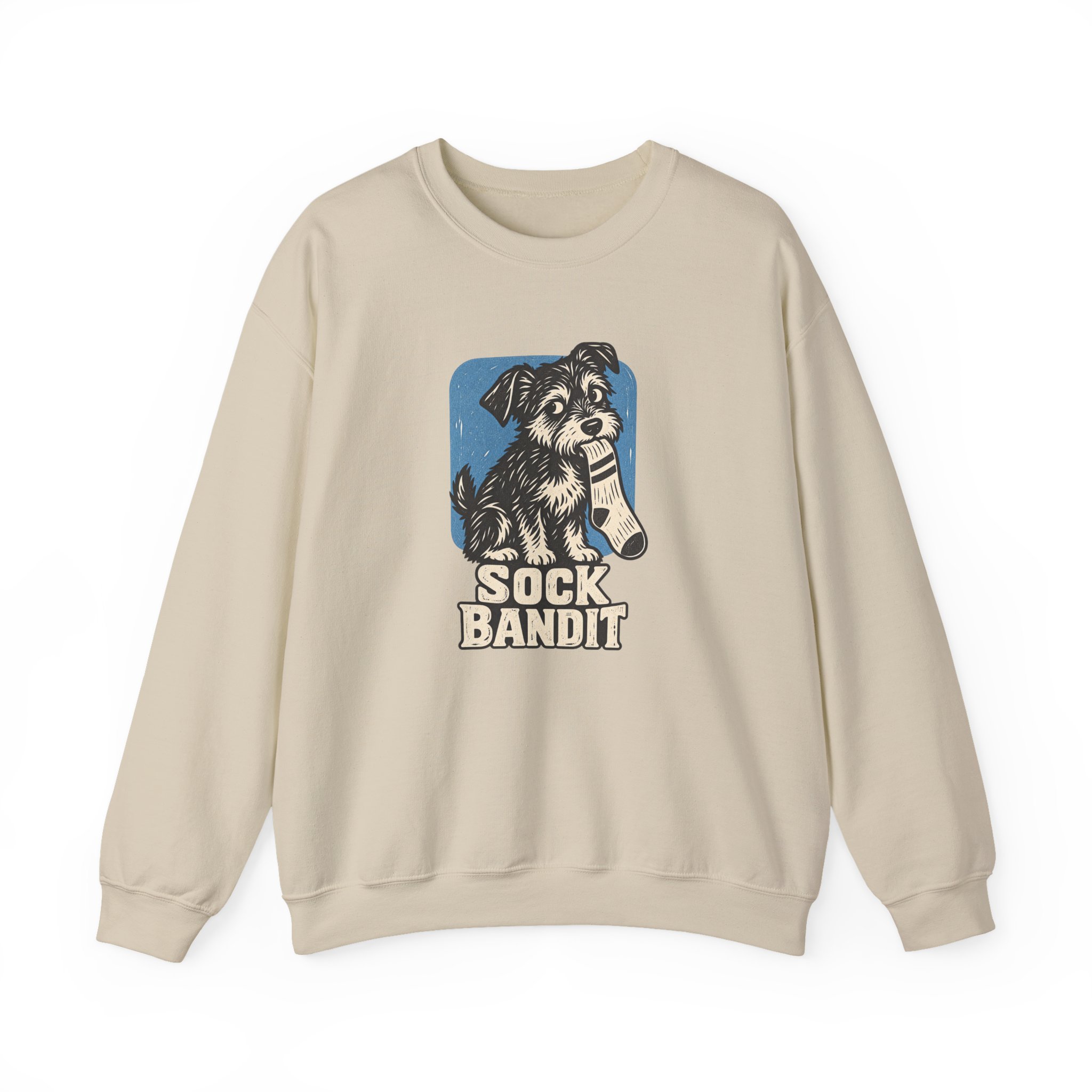 Sock Bandit Sweatshirt — White – Image 4