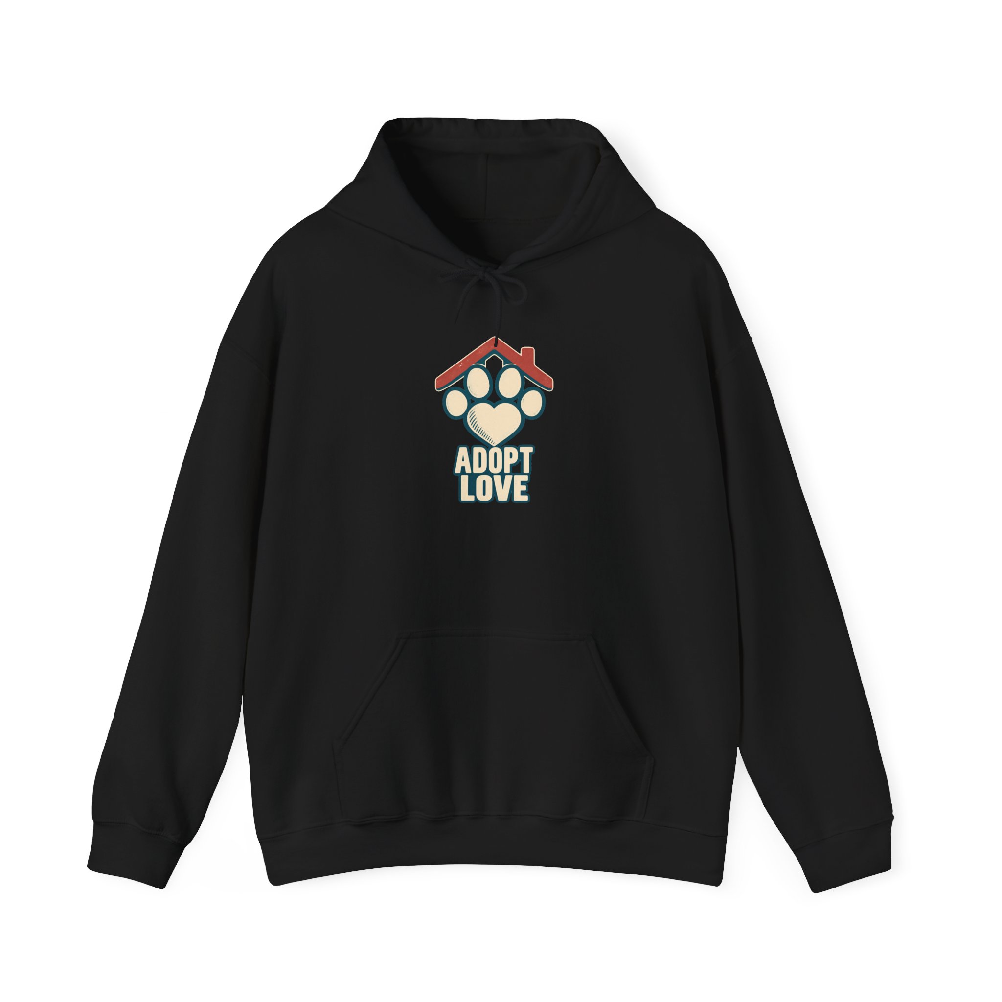 Shelter Heart Mark Hoodie — Black