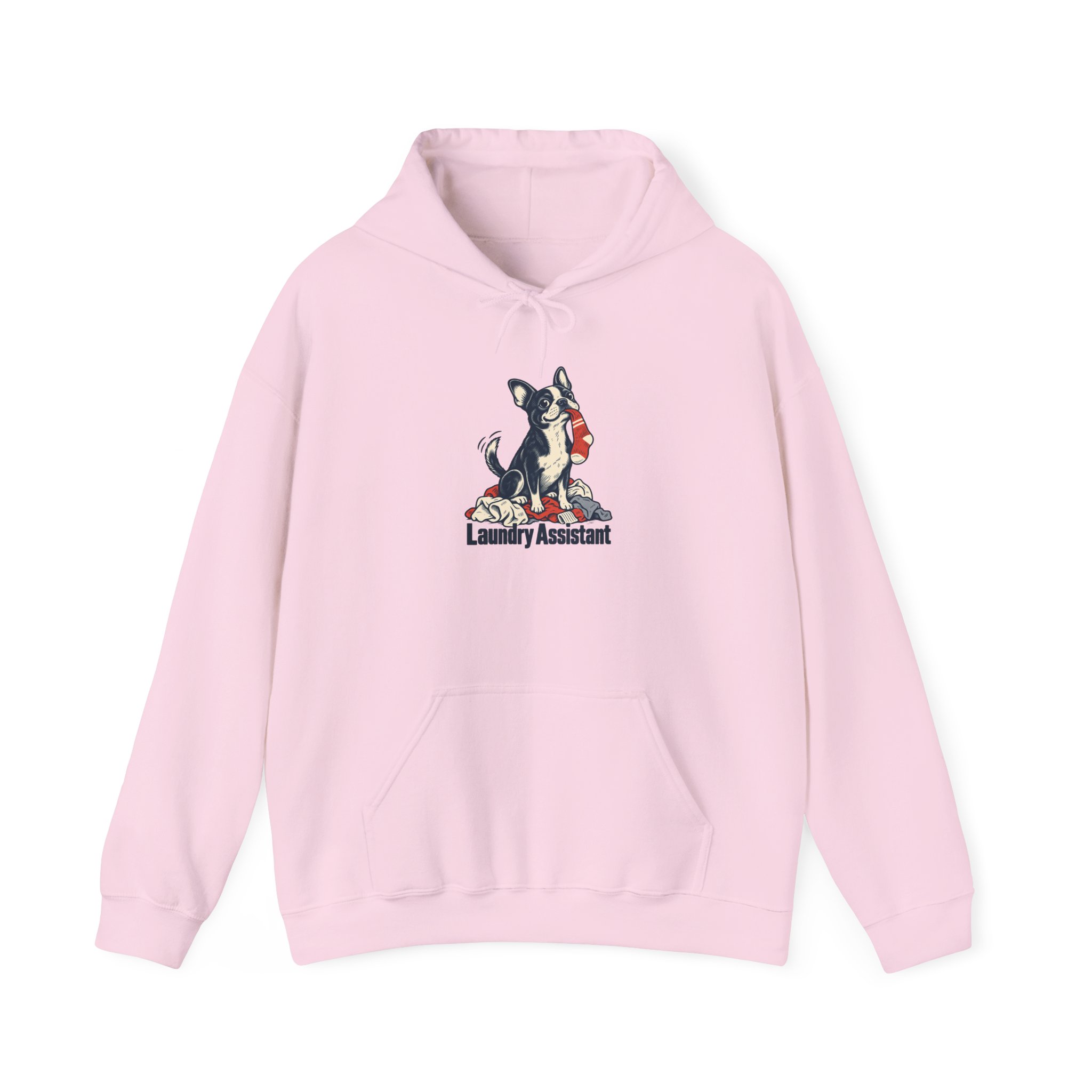 Laundry Assistant Hoodie — White – Image 3