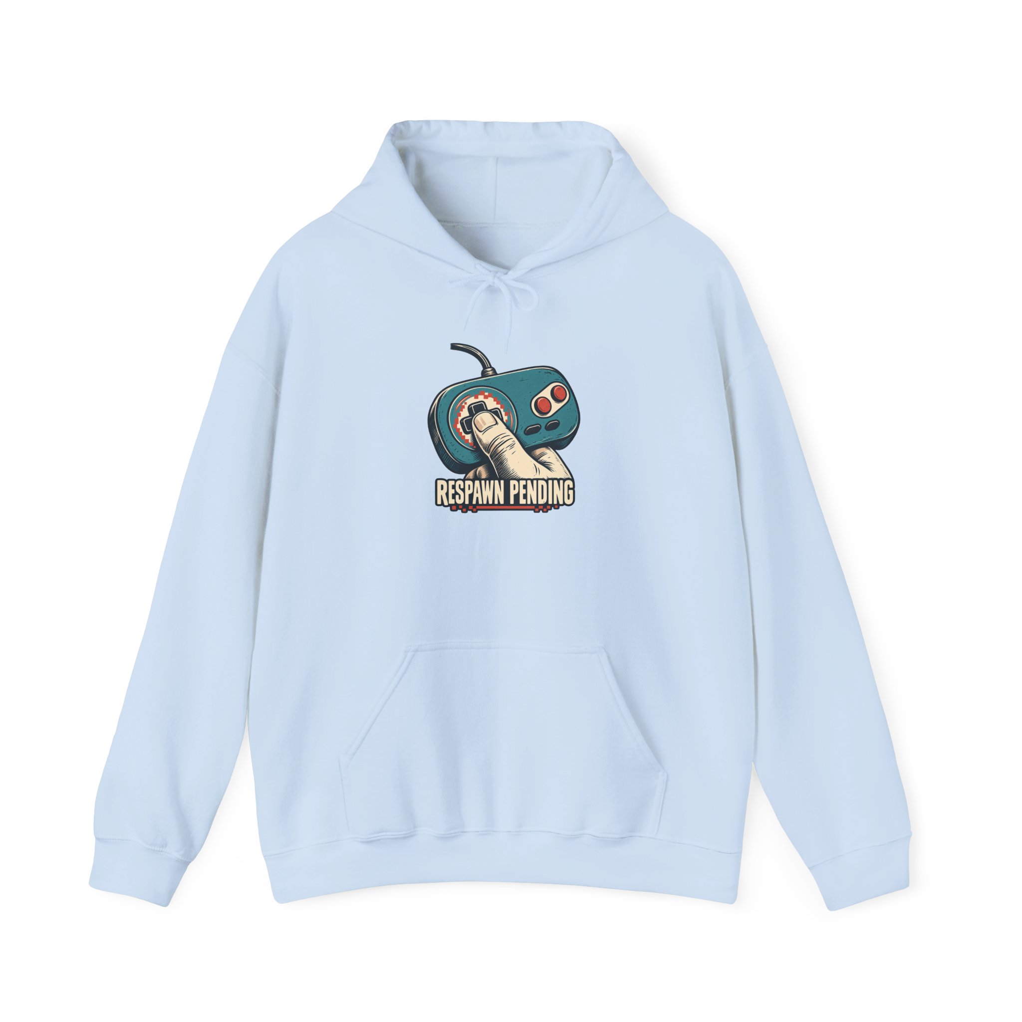 Thumbs-Up Respawn Hoodie — White - Image 2