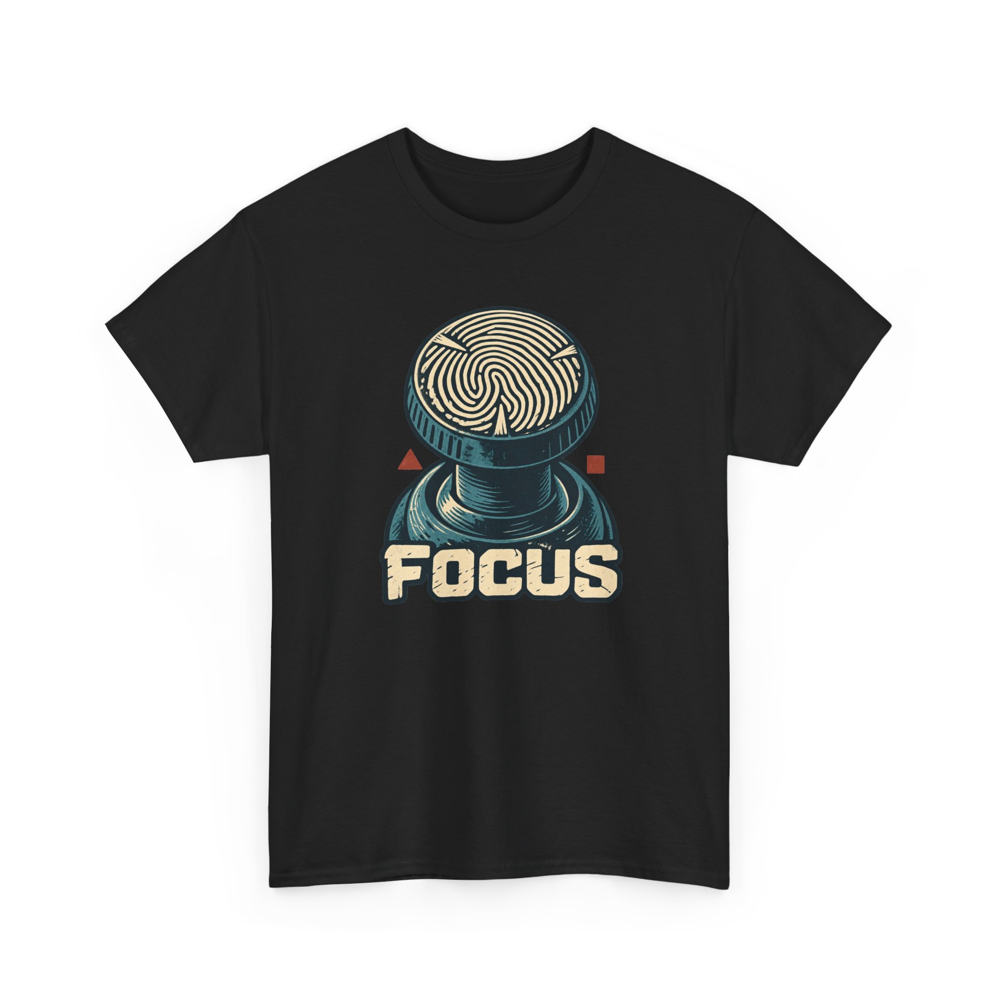 Analog Thumbprint T-Shirt — Black