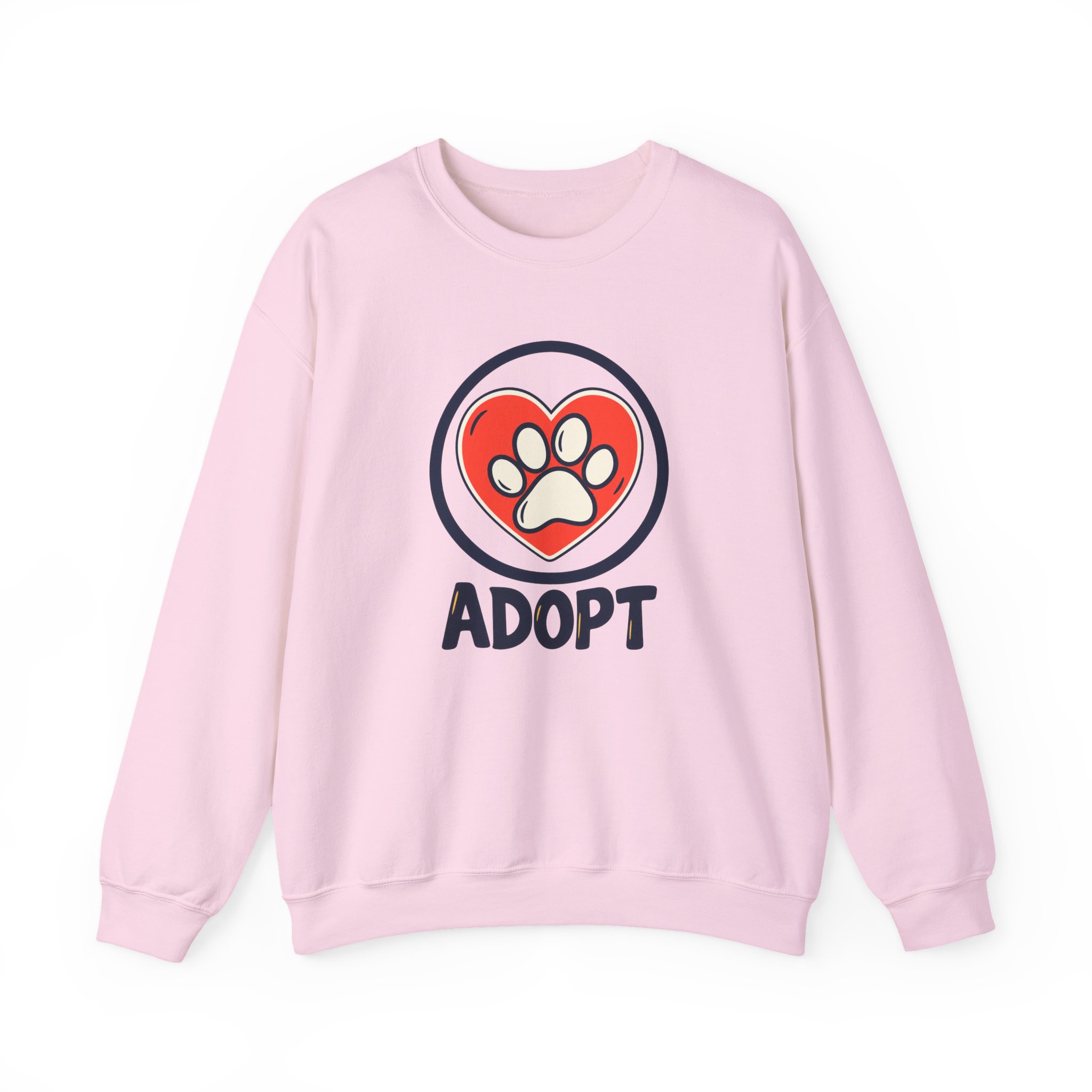 Shelter Heart Badge Sweatshirt — White – Image 3