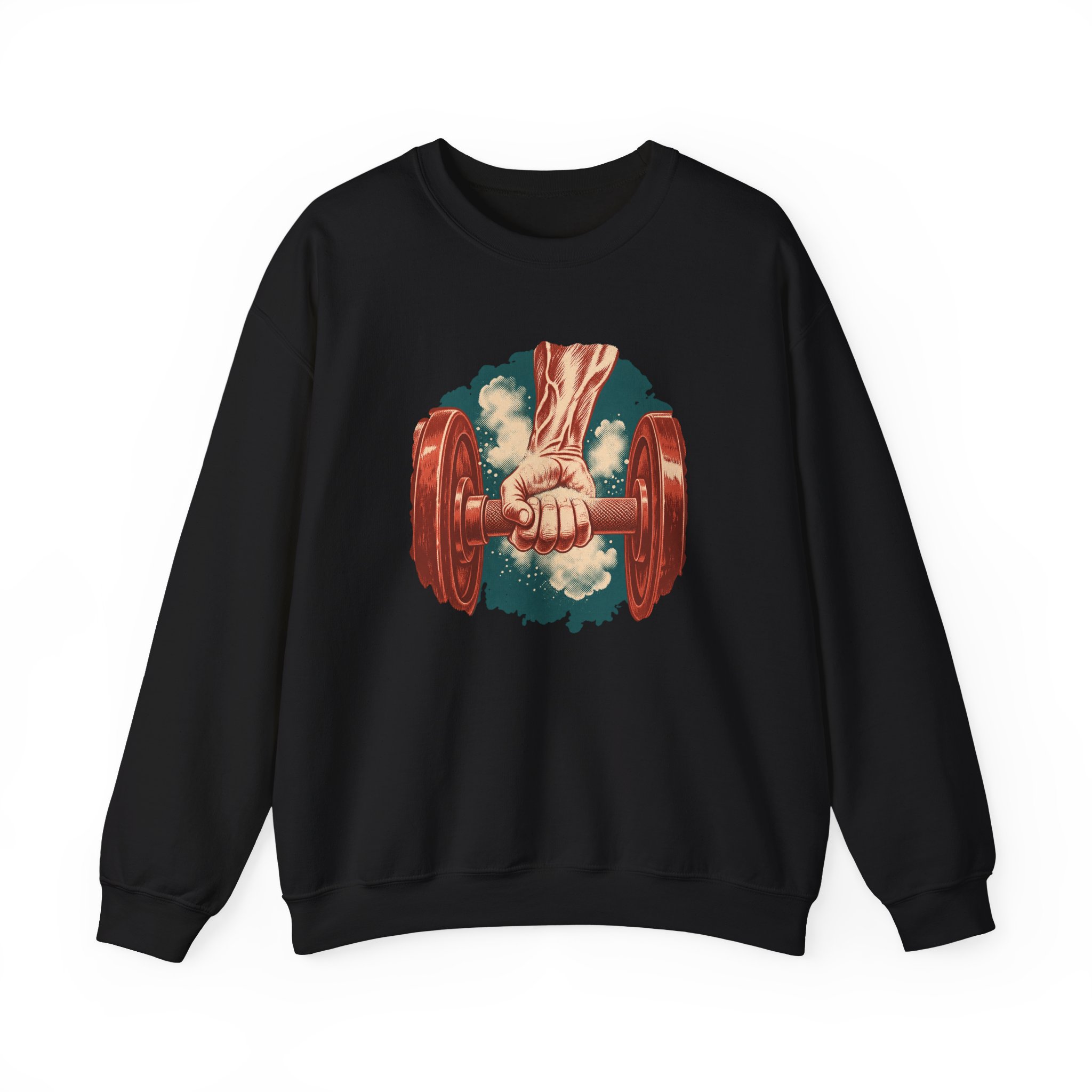 Chalk Halo Sweatshirt — Black