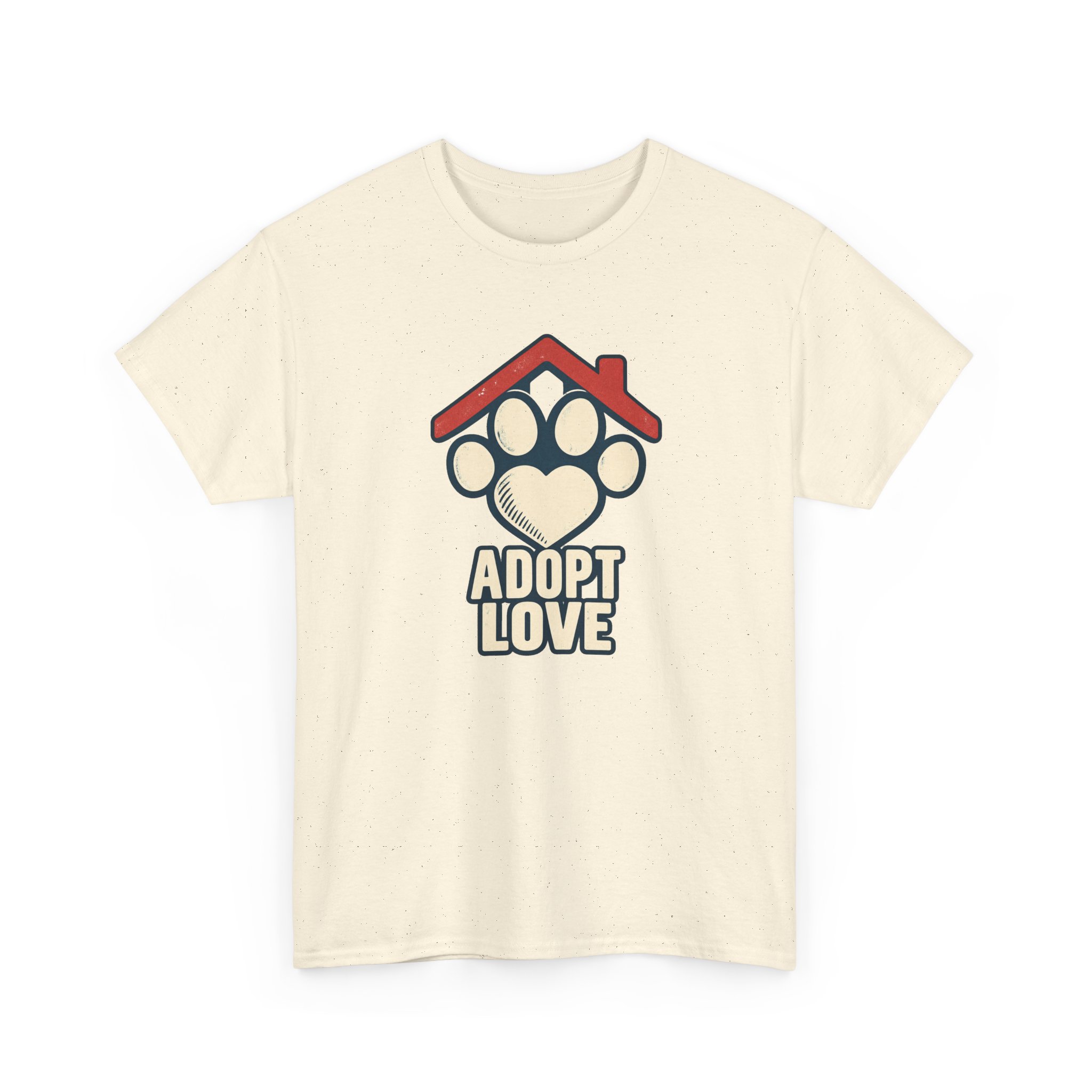 Shelter Heart Mark T-Shirt — White - Image 3