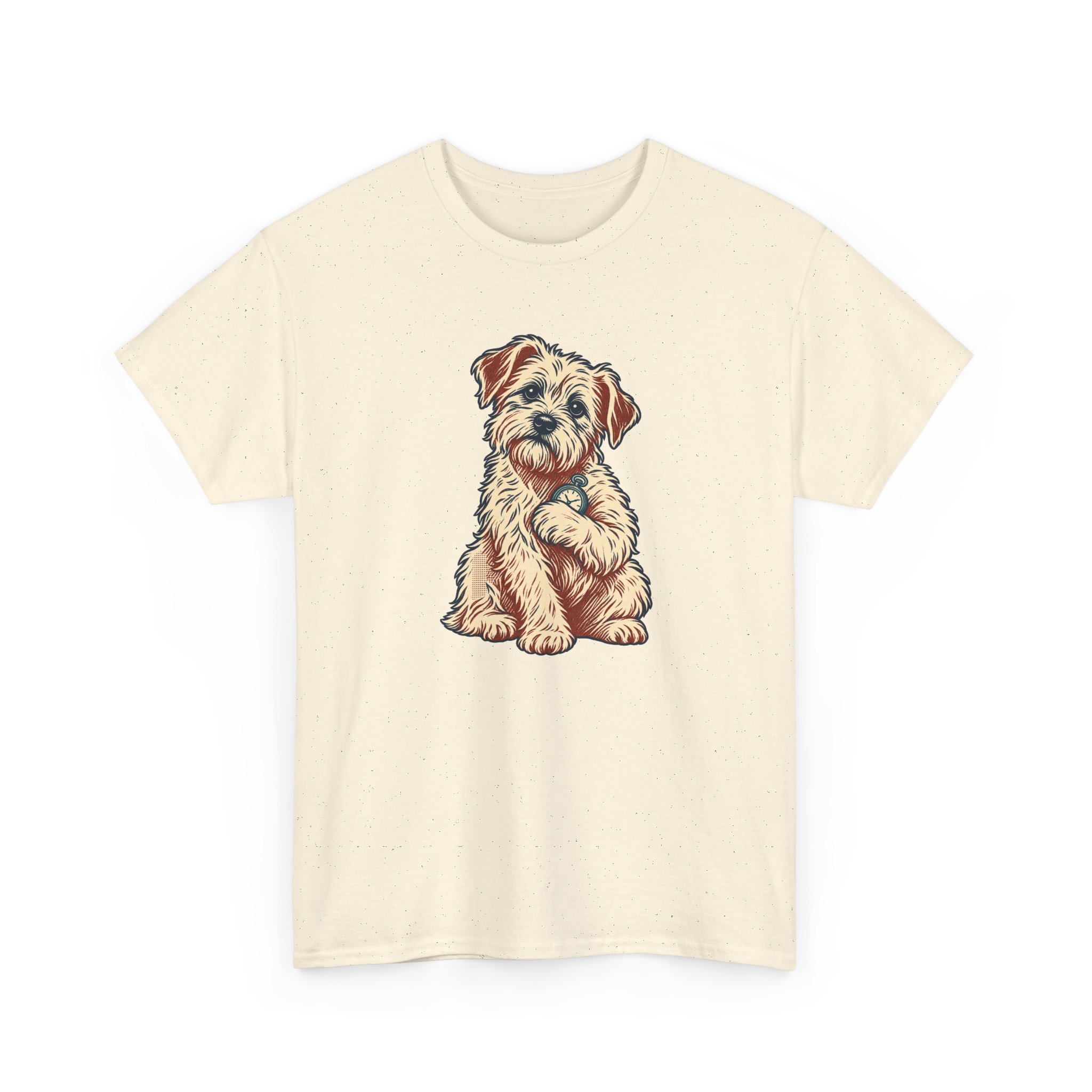 Pocket Watch Dog T-Shirt — White – Image 3