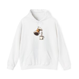 Pour-Over Negative Hoodie — Weiß