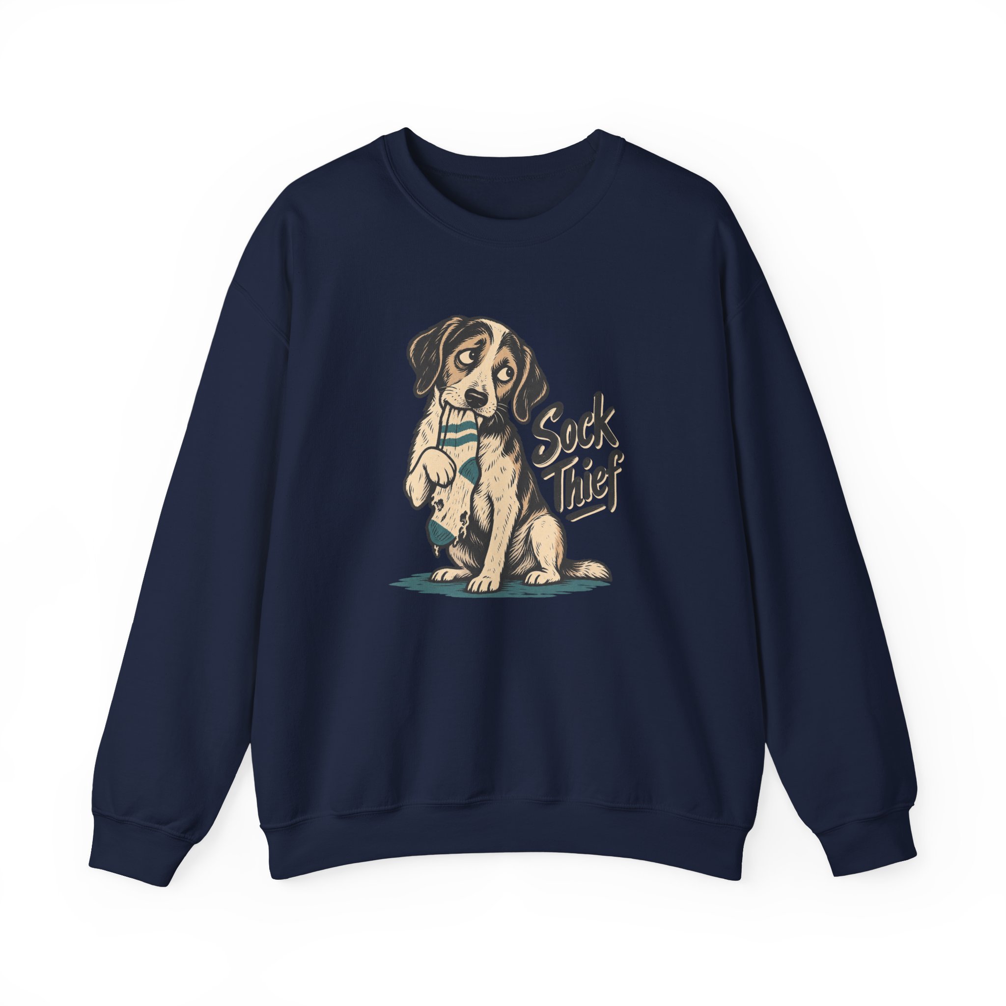Sock Thief Sweatshirt — Black - Image 3