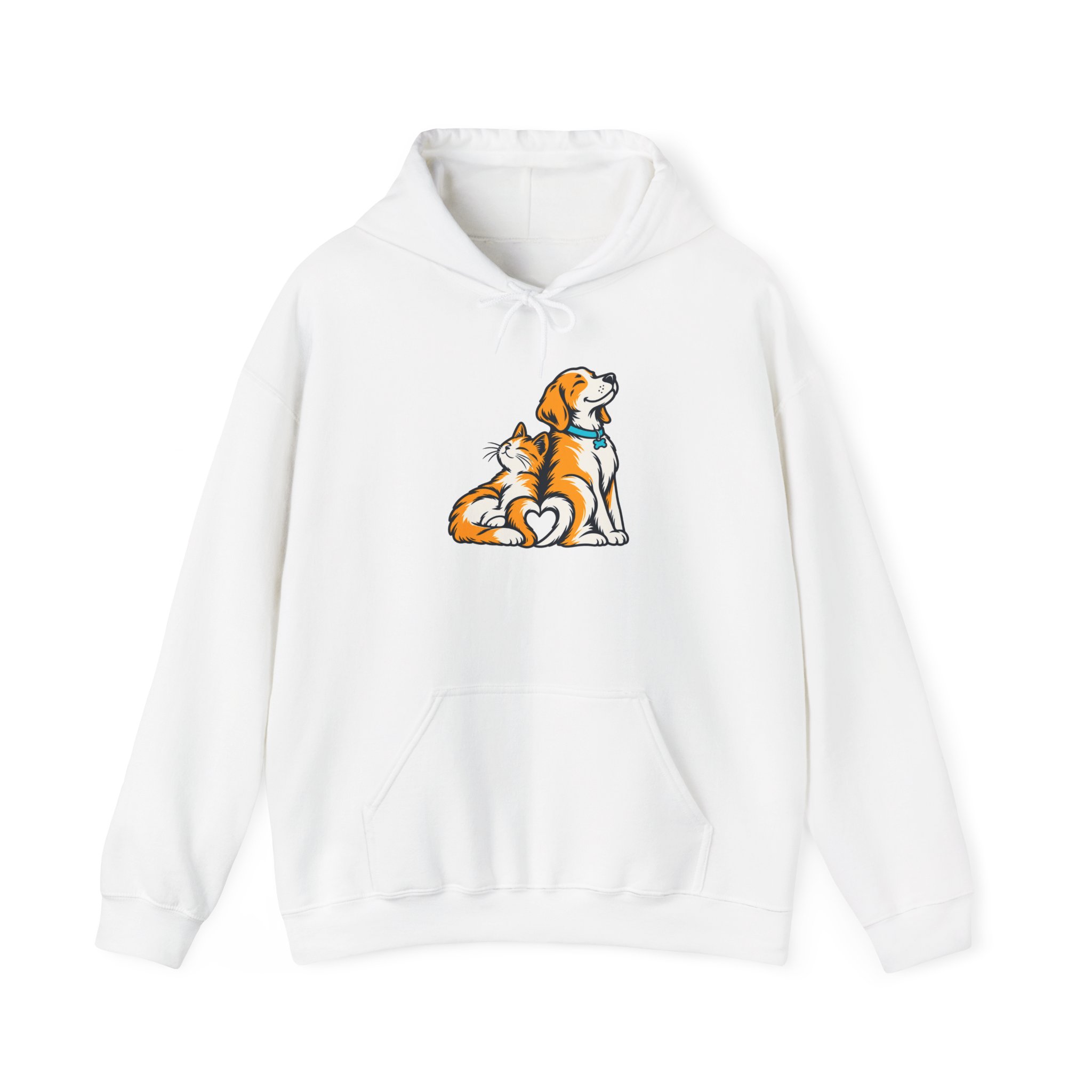 Side‑Eye Sidekick Hoodie — Weiß