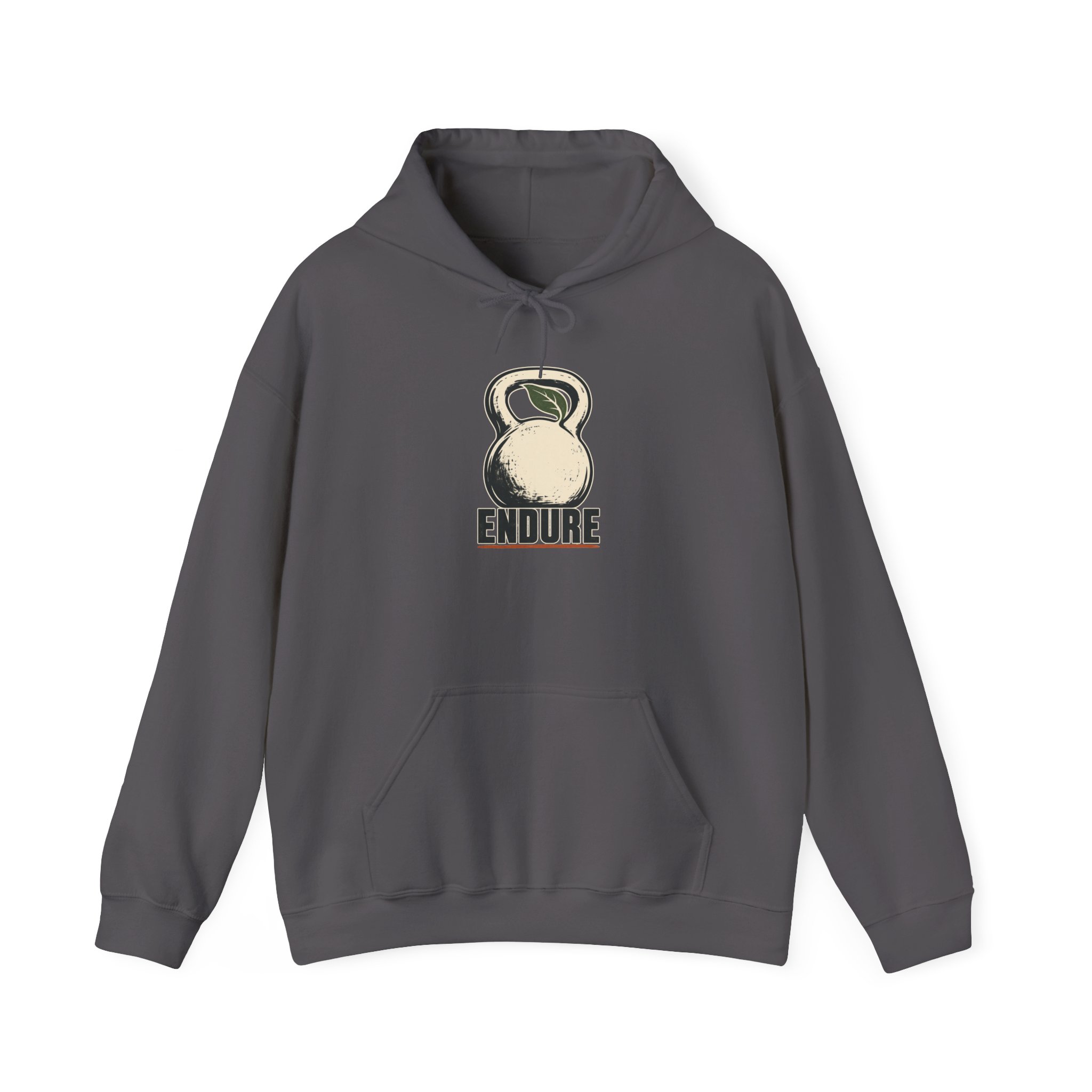 Endure Kettlebell Emblem Hoodie — Black – Bild 2