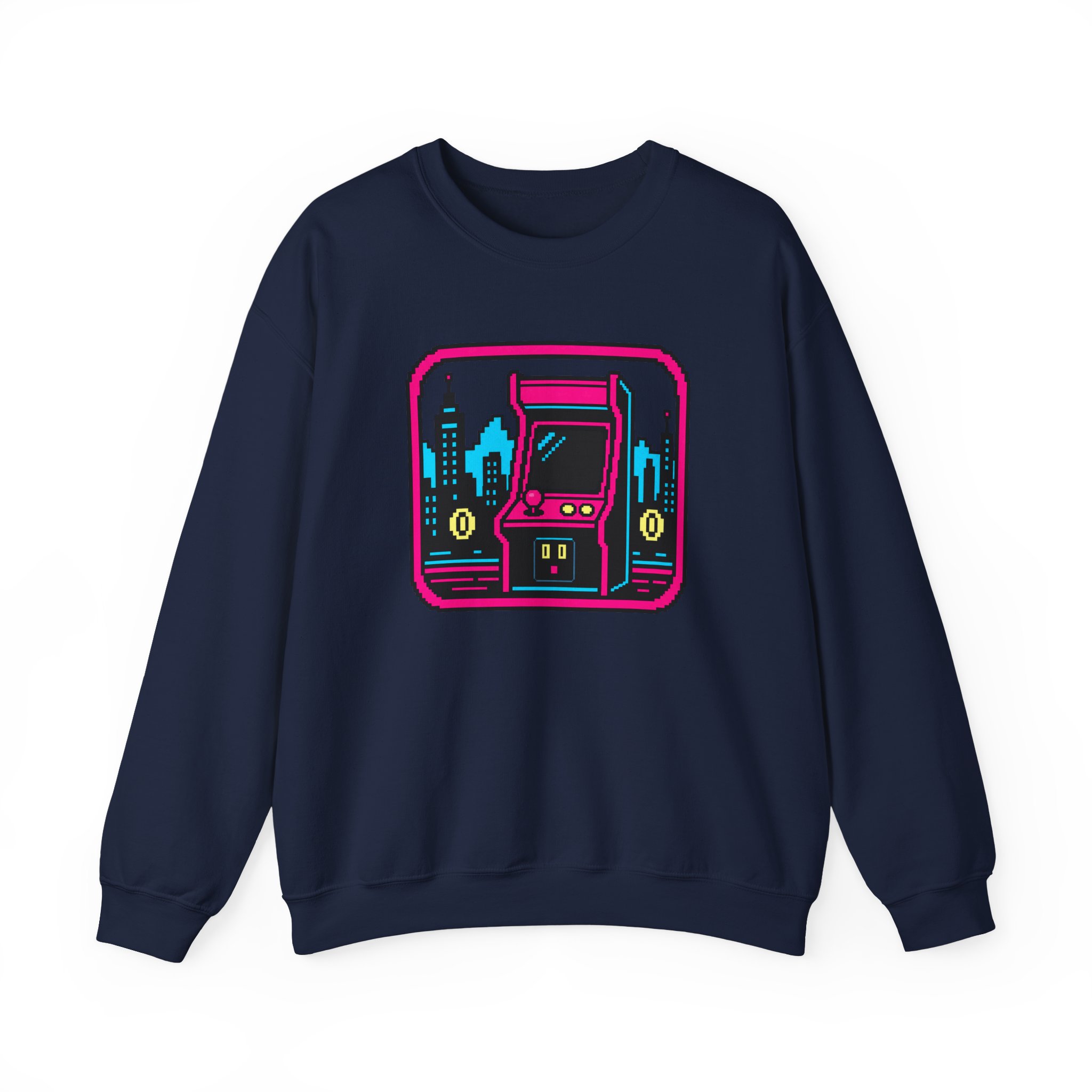 Neon Cabinet Night Sweatshirt — Black – Bild 3