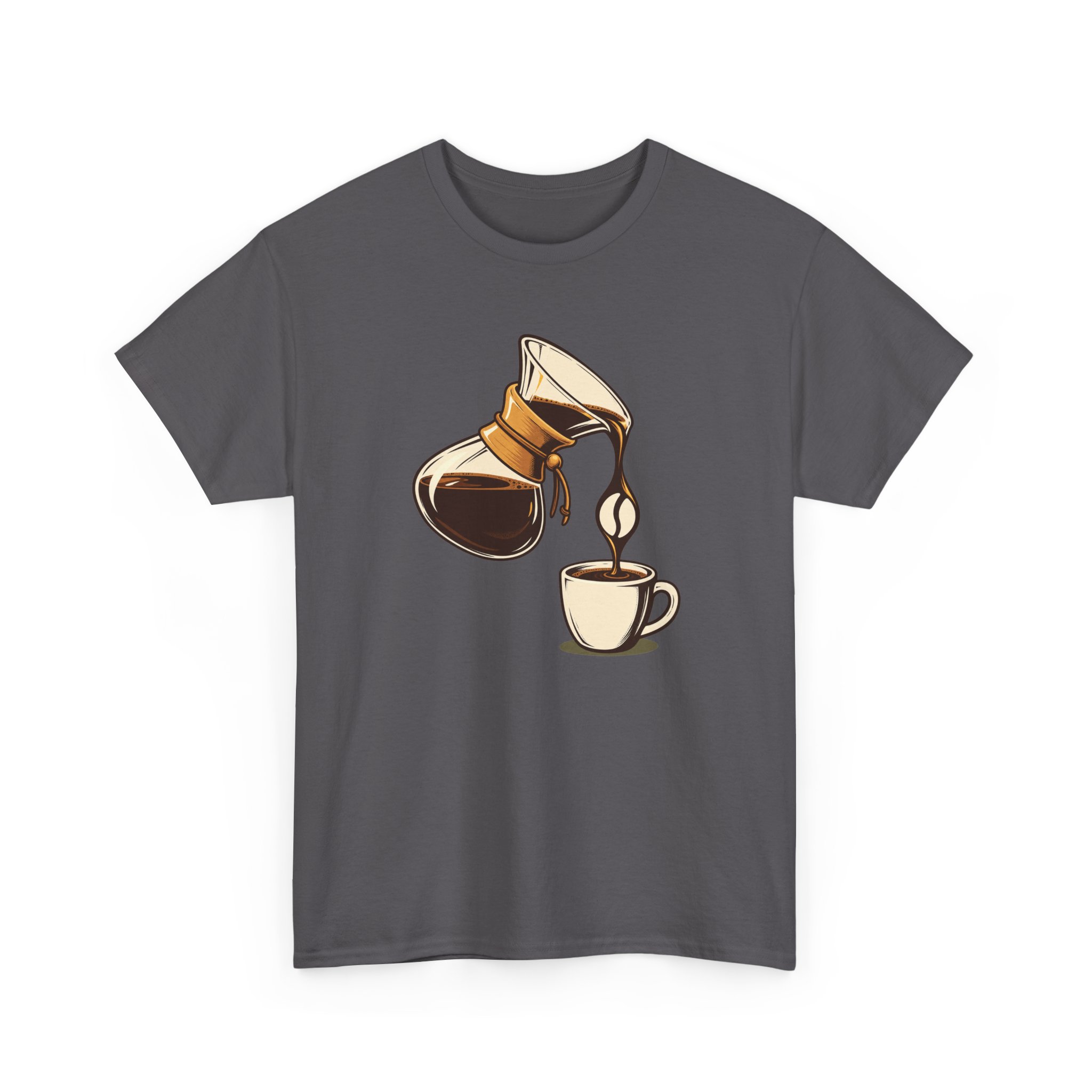 Pour-Over Negative T-Shirt — Black – Bild 2