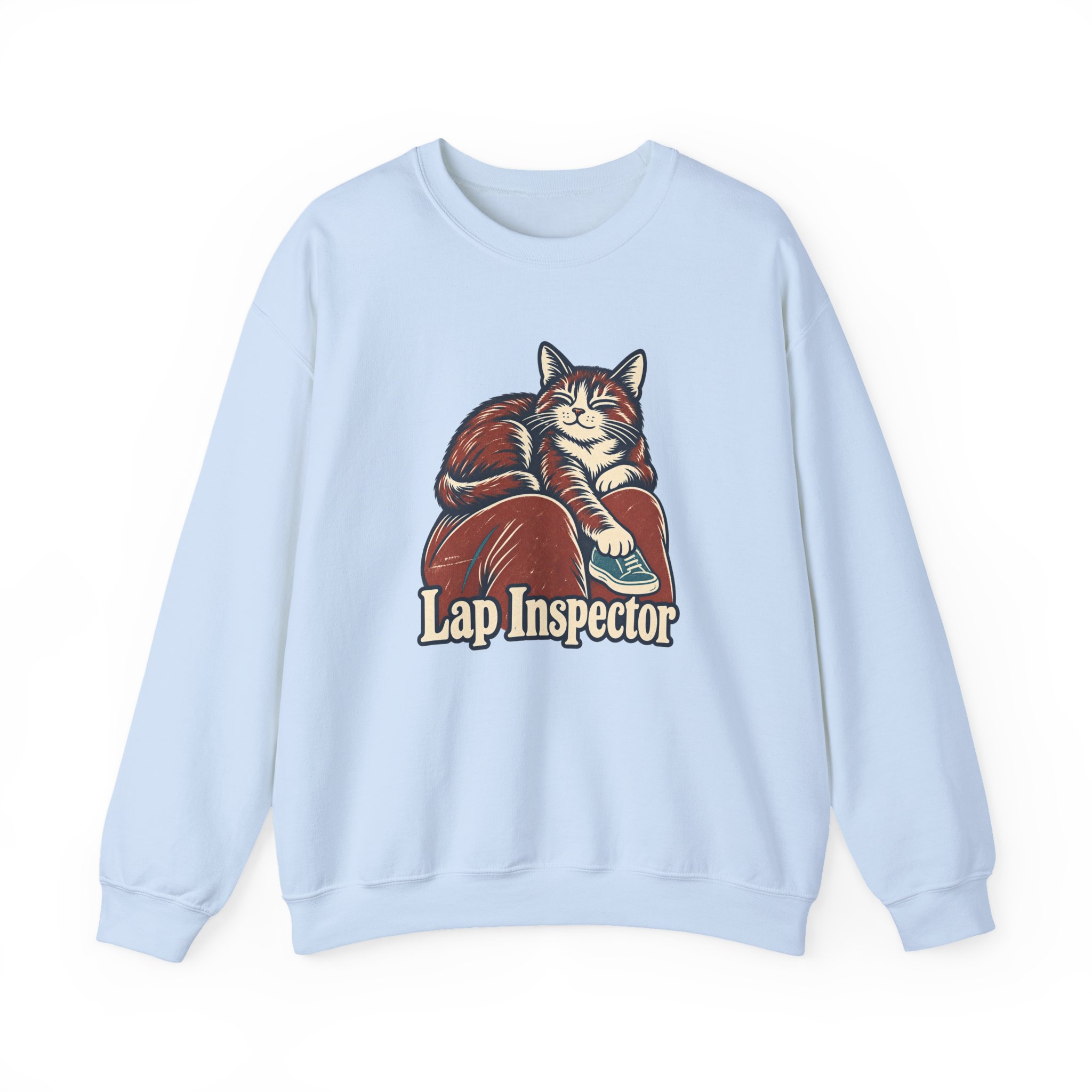 Lap Inspector Sweatshirt — White - Image 2