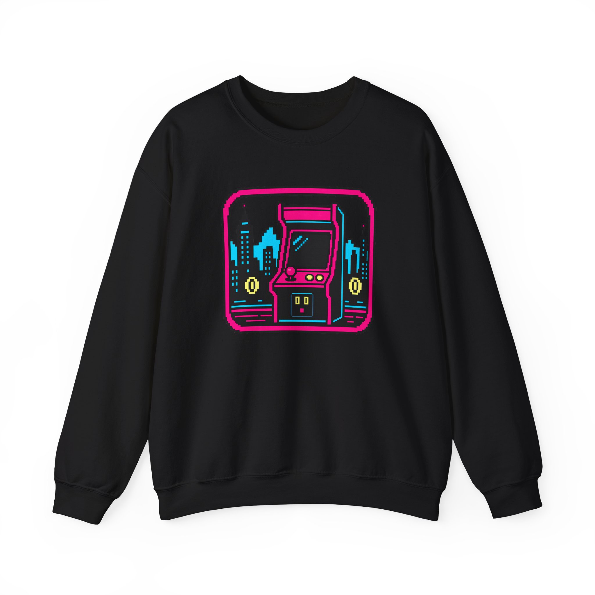 Neon Cabinet Night Sweatshirt — Schwarz