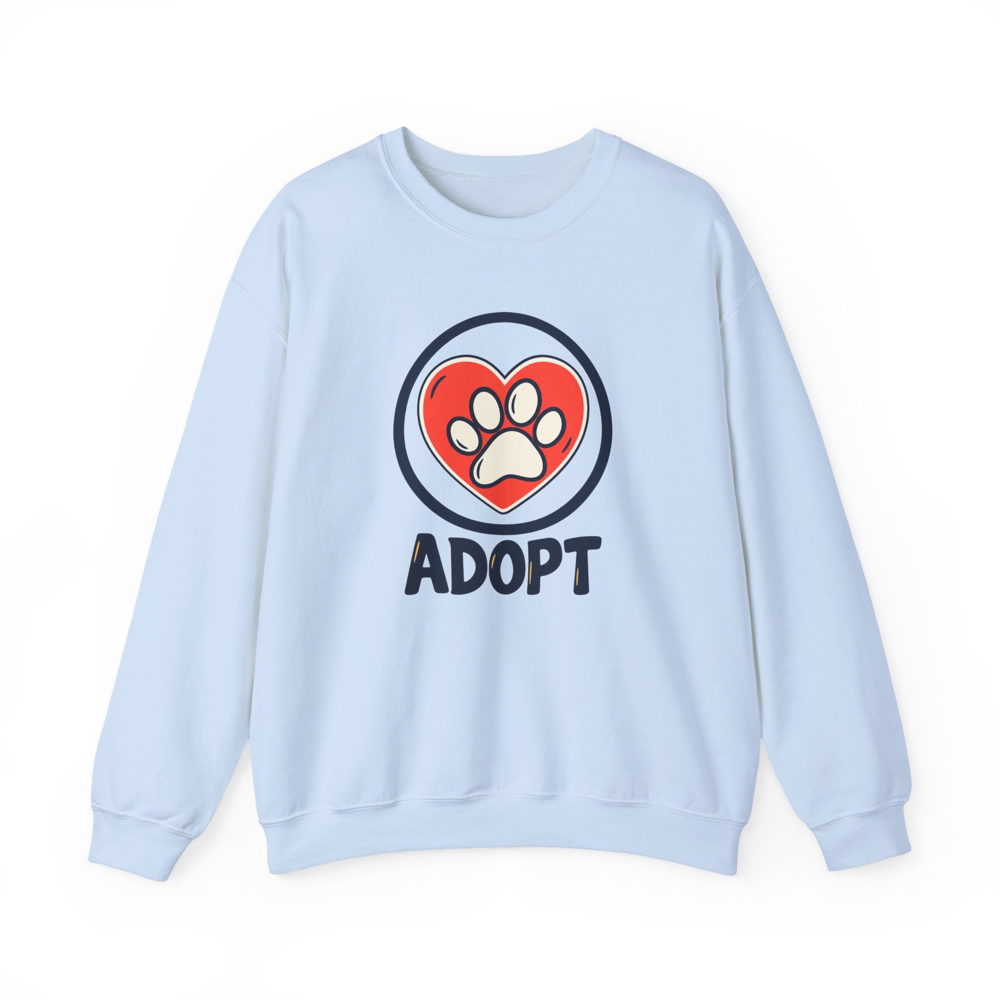 Shelter Heart Badge Sweatshirt — White – Image 2
