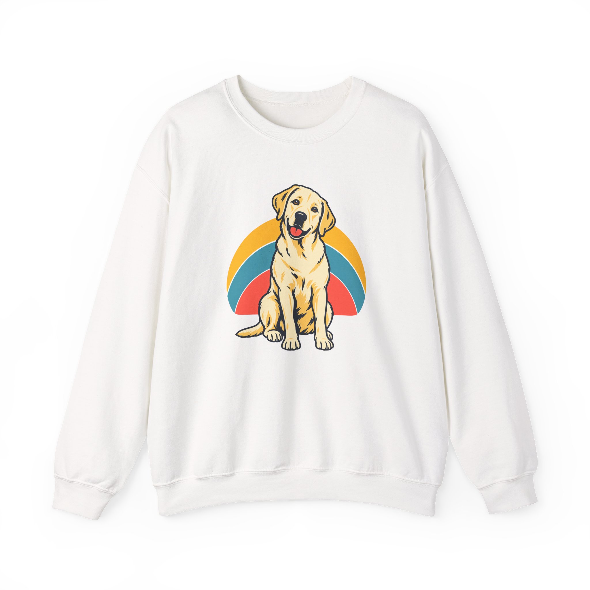 Retro Breed Halo Sweatshirt — Weiß