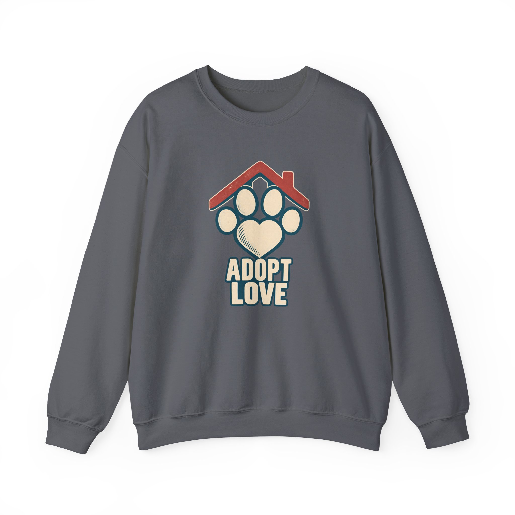 Shelter Heart Mark Sweatshirt — Black – Bild 2