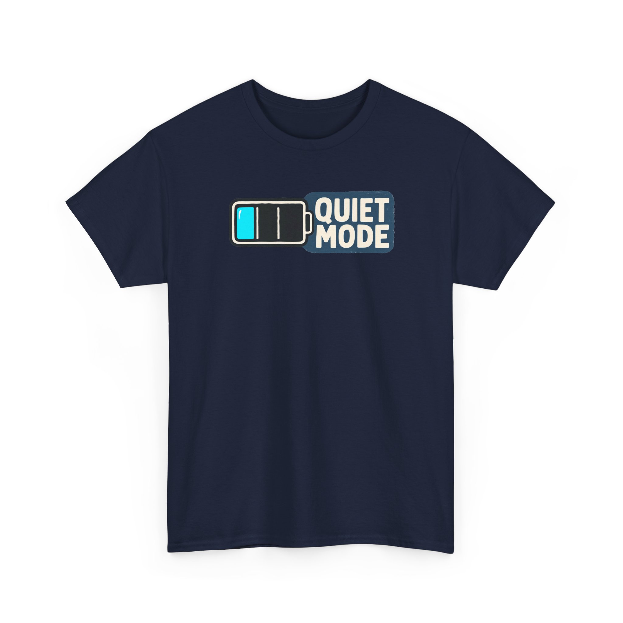 Quiet Mode T-Shirt — Black – Image 3