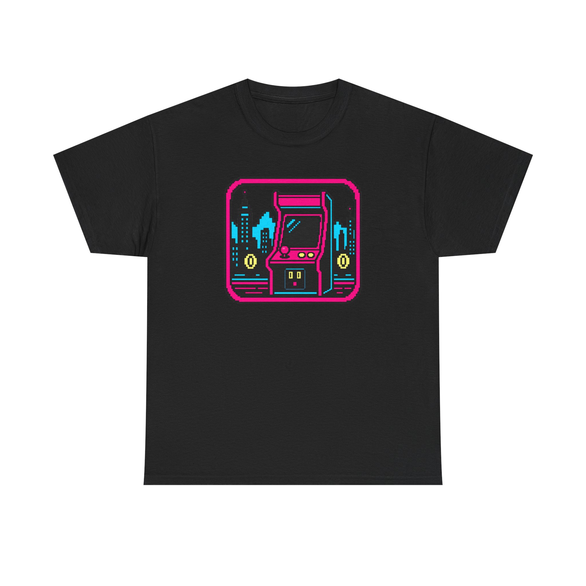 T-shirt Neon Cabinet Night — Noir