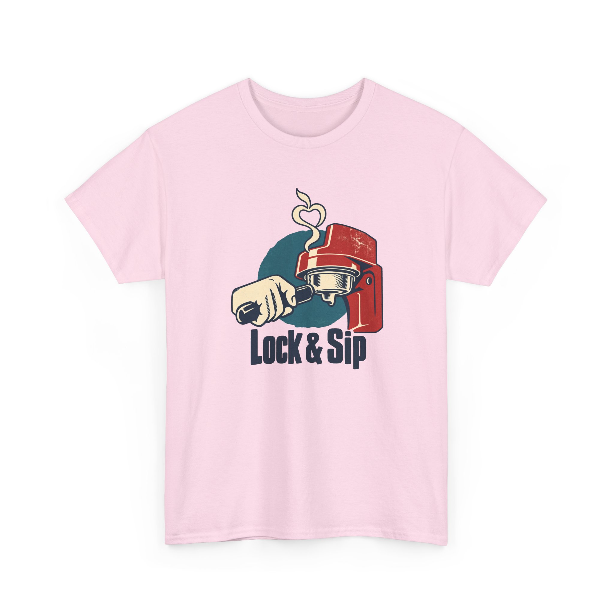 Lock & Sip T-Shirt — White - Image 2