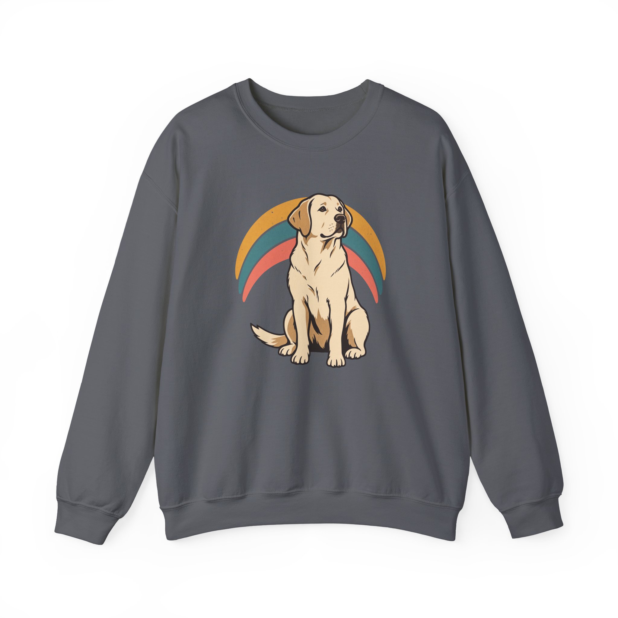 Retro Pup Halo Sweatshirt — Black – Bild 2