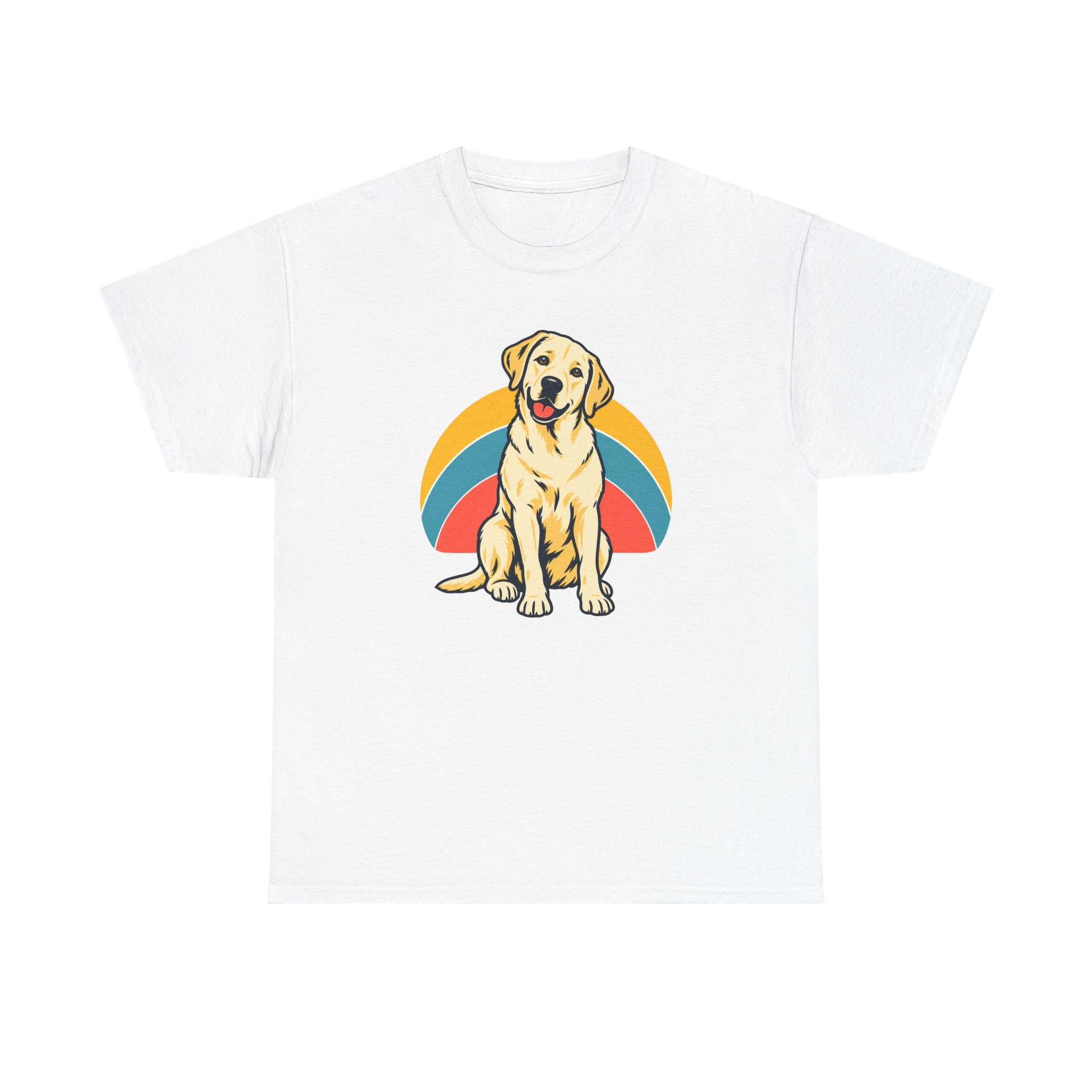 T-shirt Retro Breed Halo — Blanc