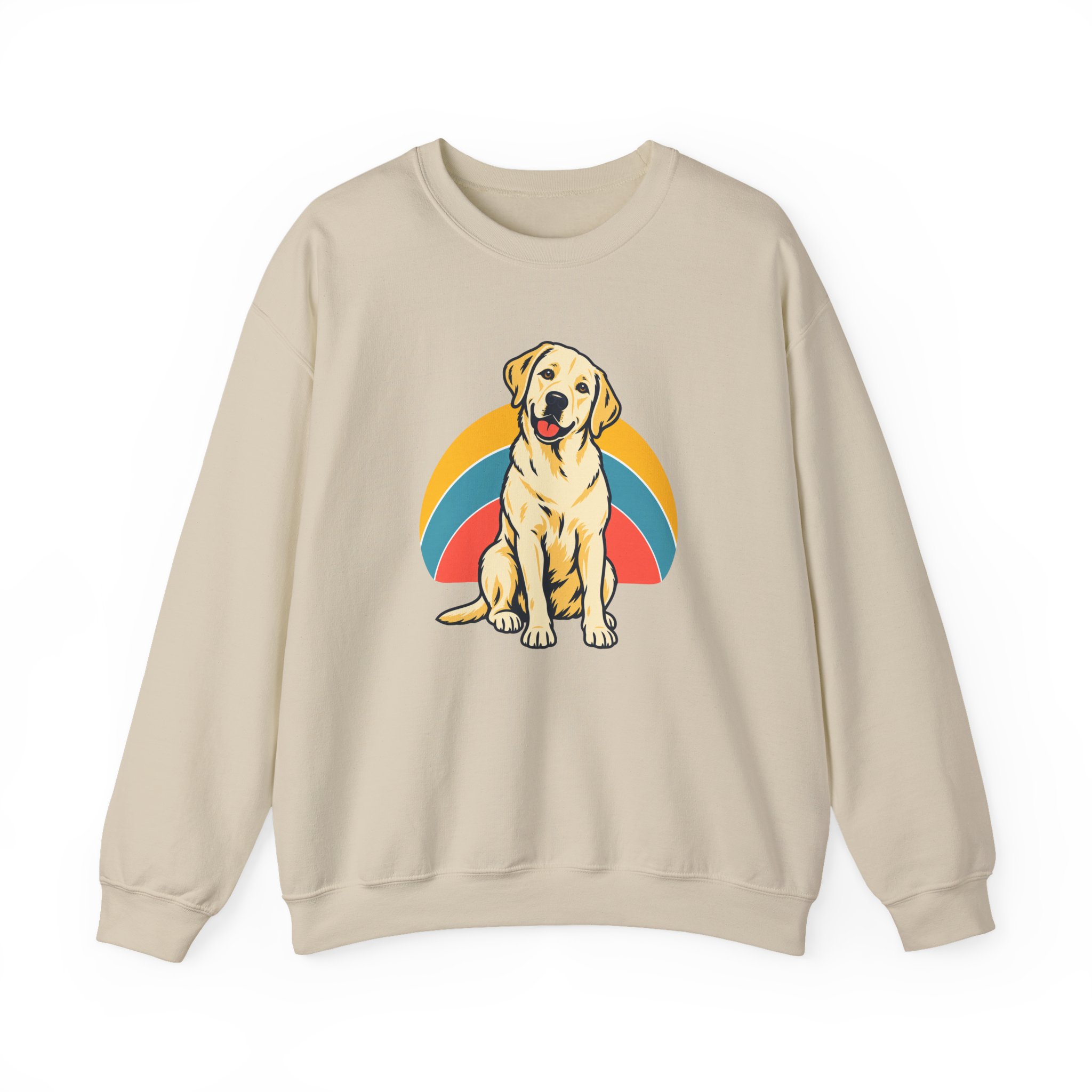 Retro Breed Halo Sweatshirt — White – Bild 4
