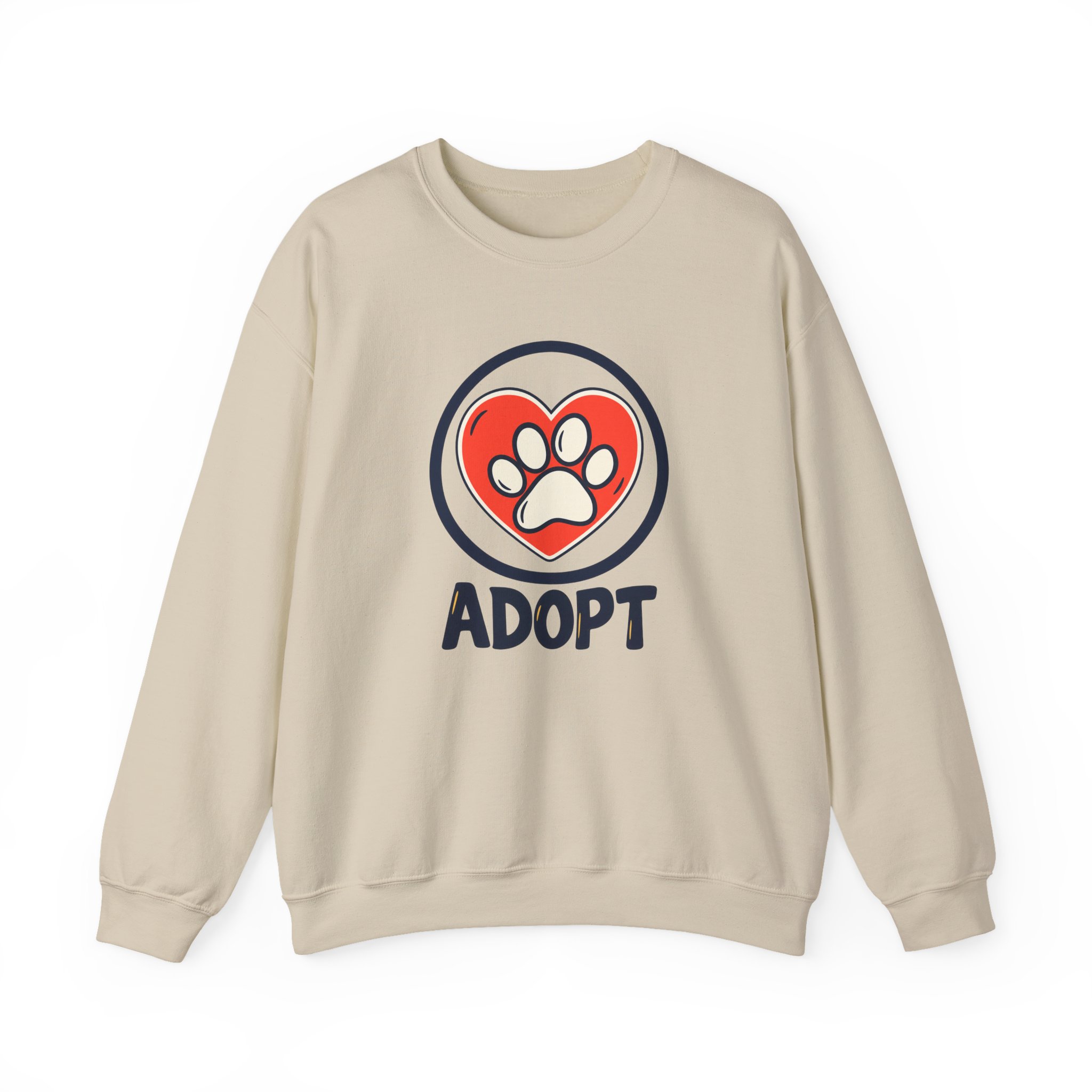 Shelter Heart Badge Sweatshirt — White – Image 4