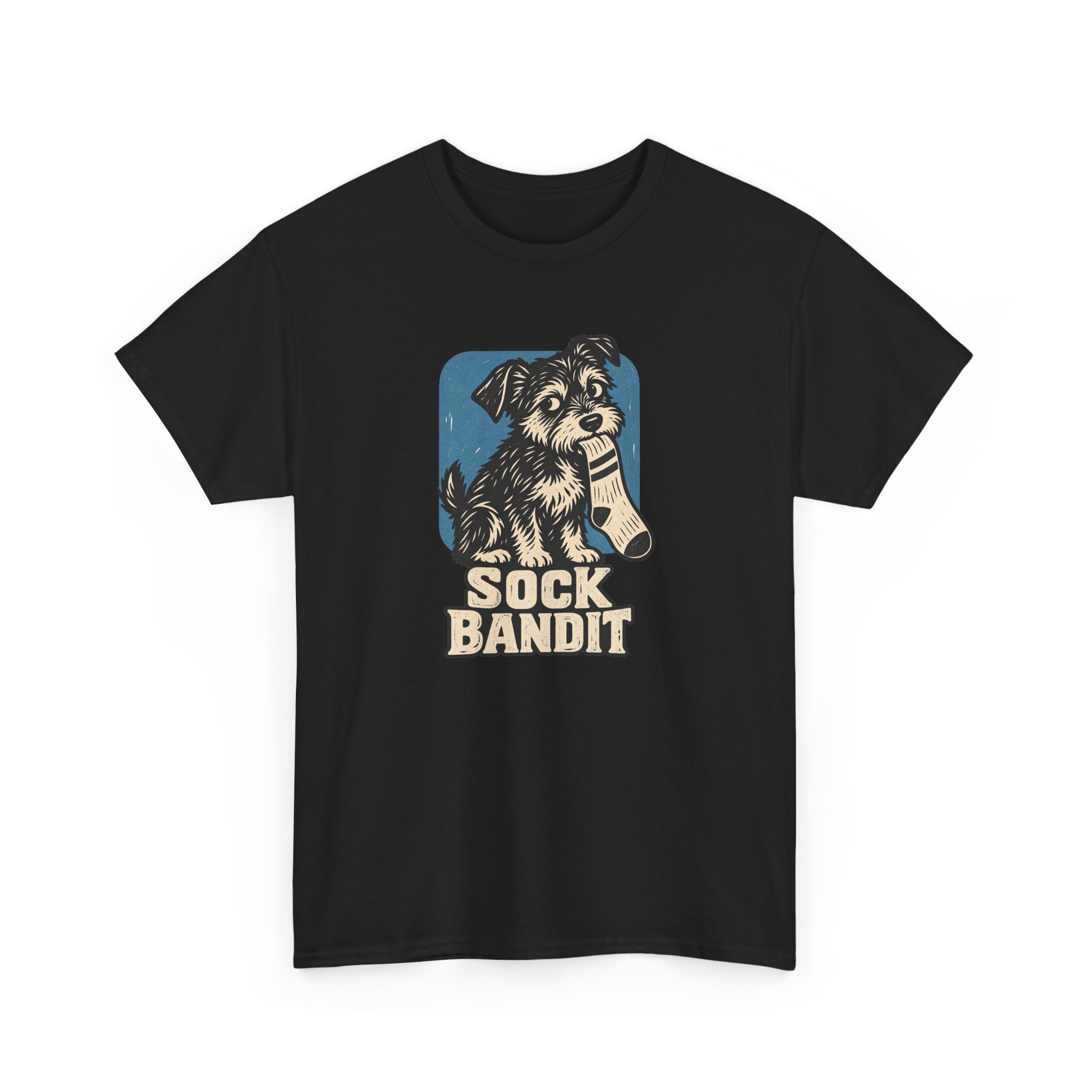 Sock Bandit T-Shirt — Schwarz