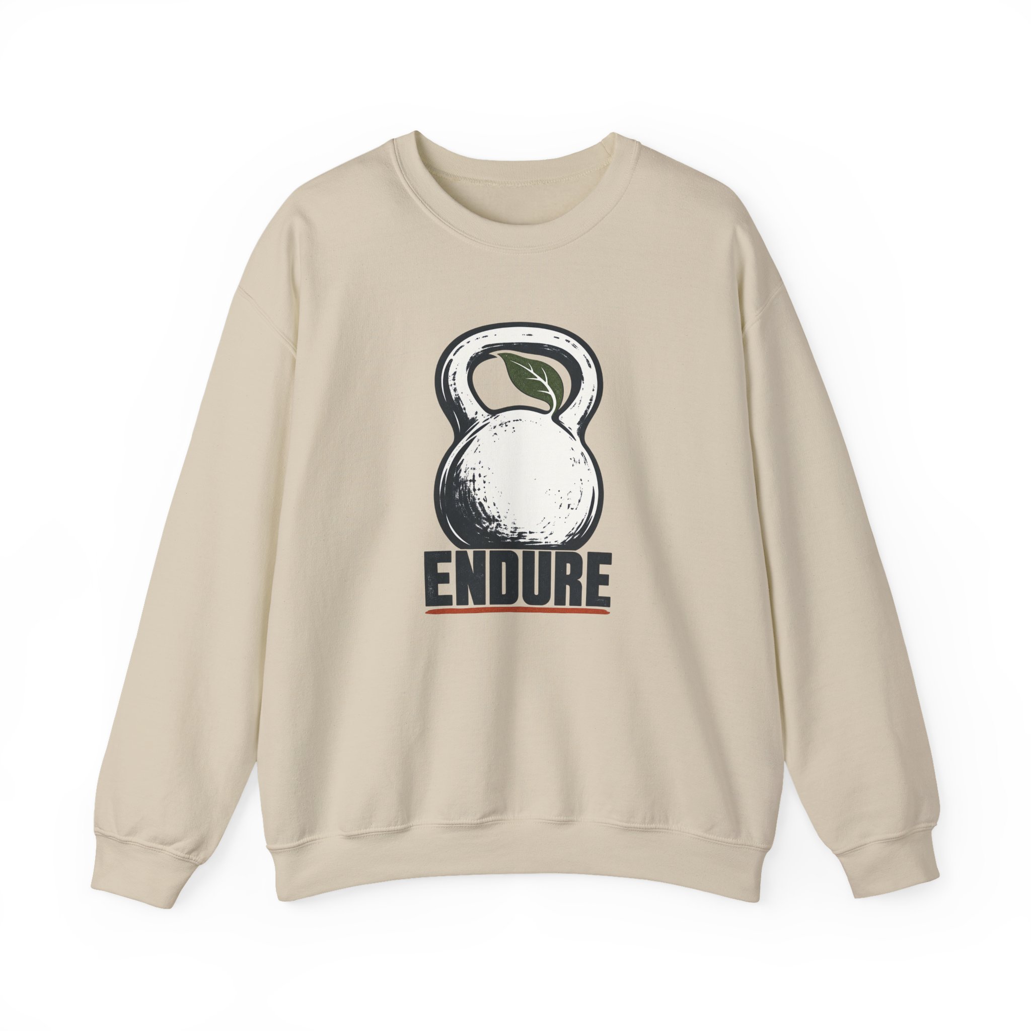 Endure Kettlebell Emblem Sweatshirt — White – Image 4