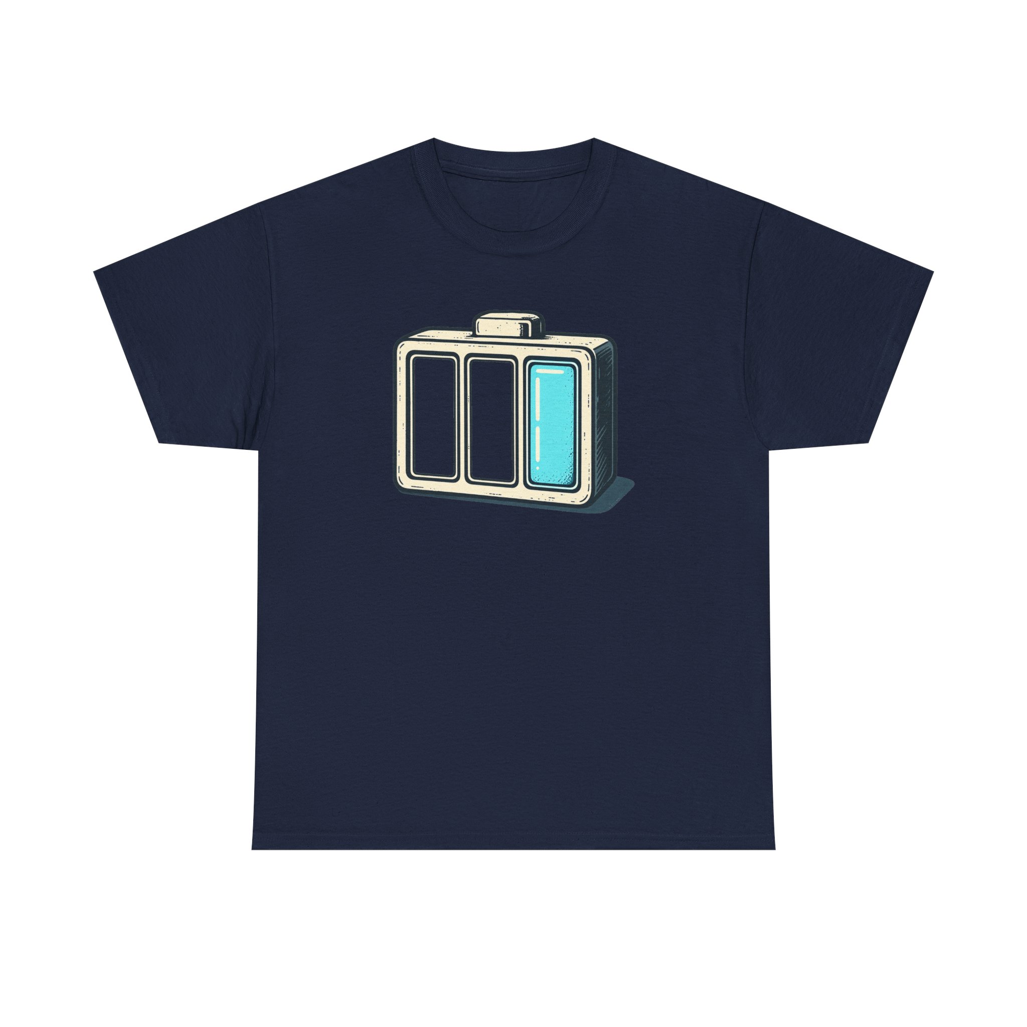 Half‑Charged T-Shirt — Black – Image 3