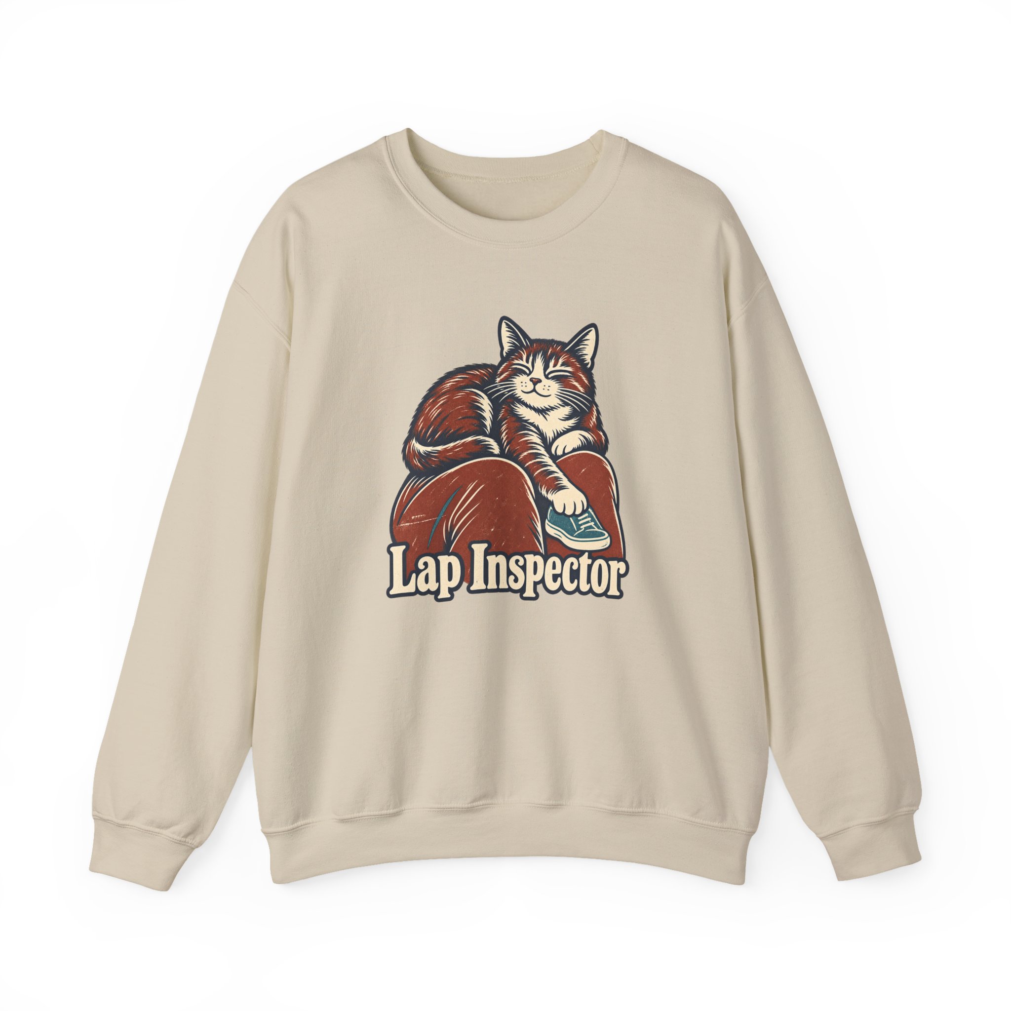 Lap Inspector Sweatshirt — White - Image 4
