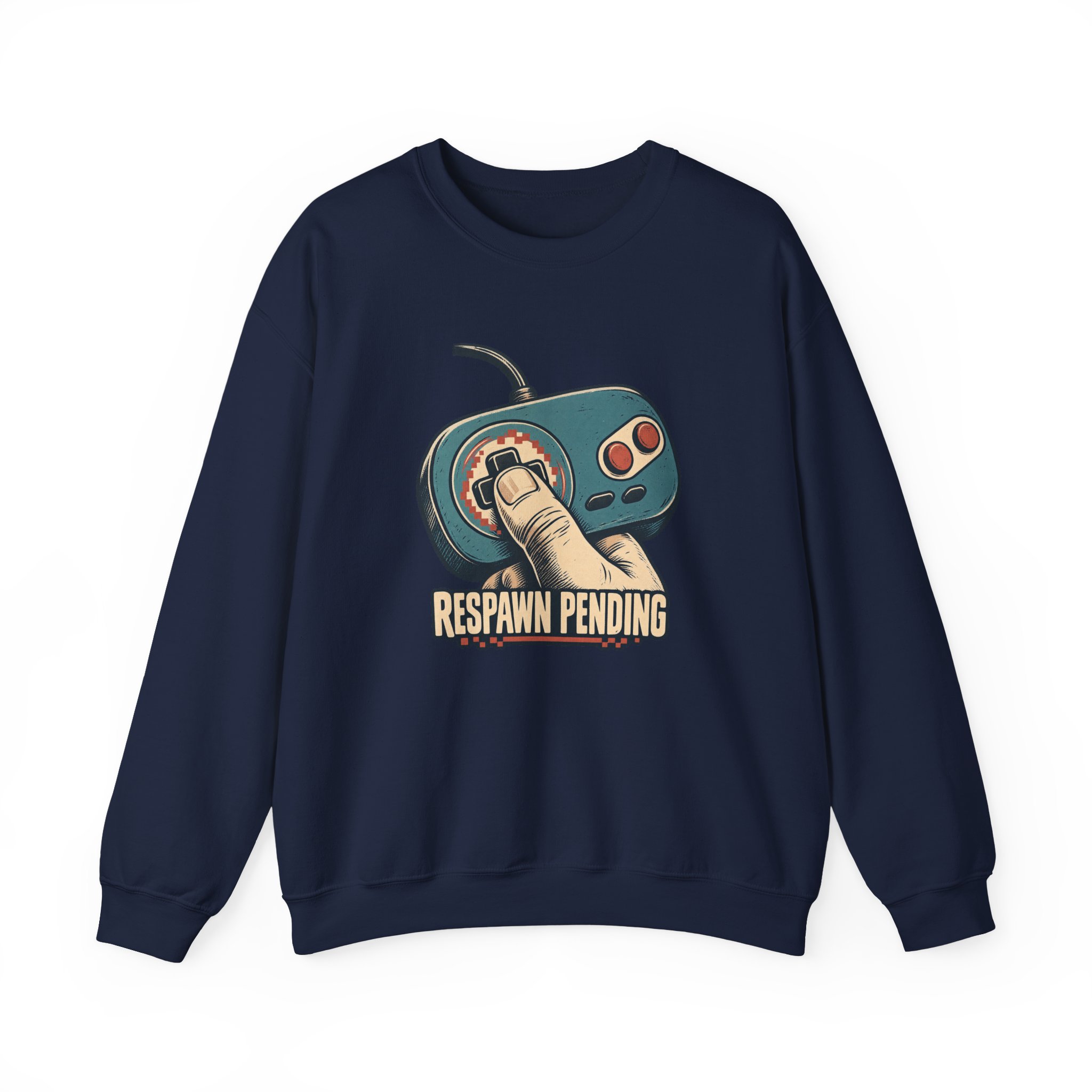 Thumbs-Up Respawn Sweatshirt — Black - Image 3